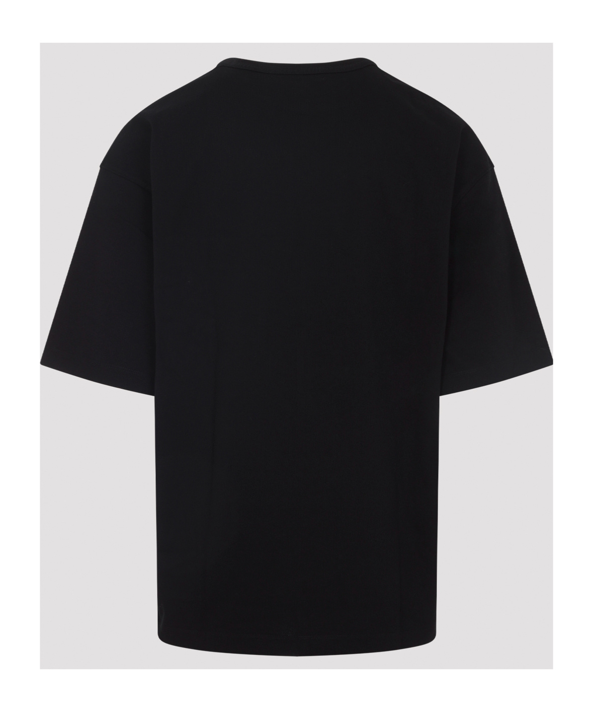 Lemaire Boxy Short Sleeves T-shirt Men In Black