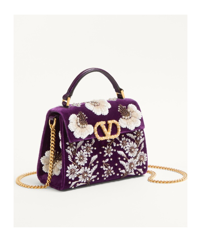 Valentino Flap Shoulder Bag In Black