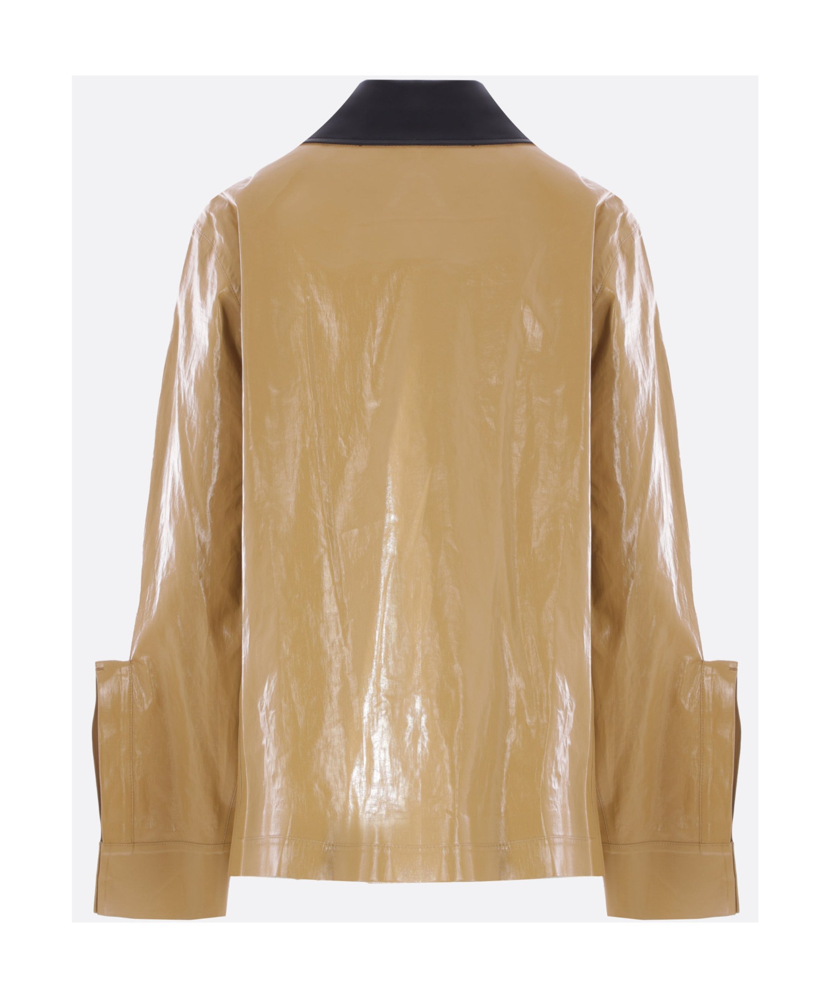 Jil Sander Long-sleeved Jacket In Brown