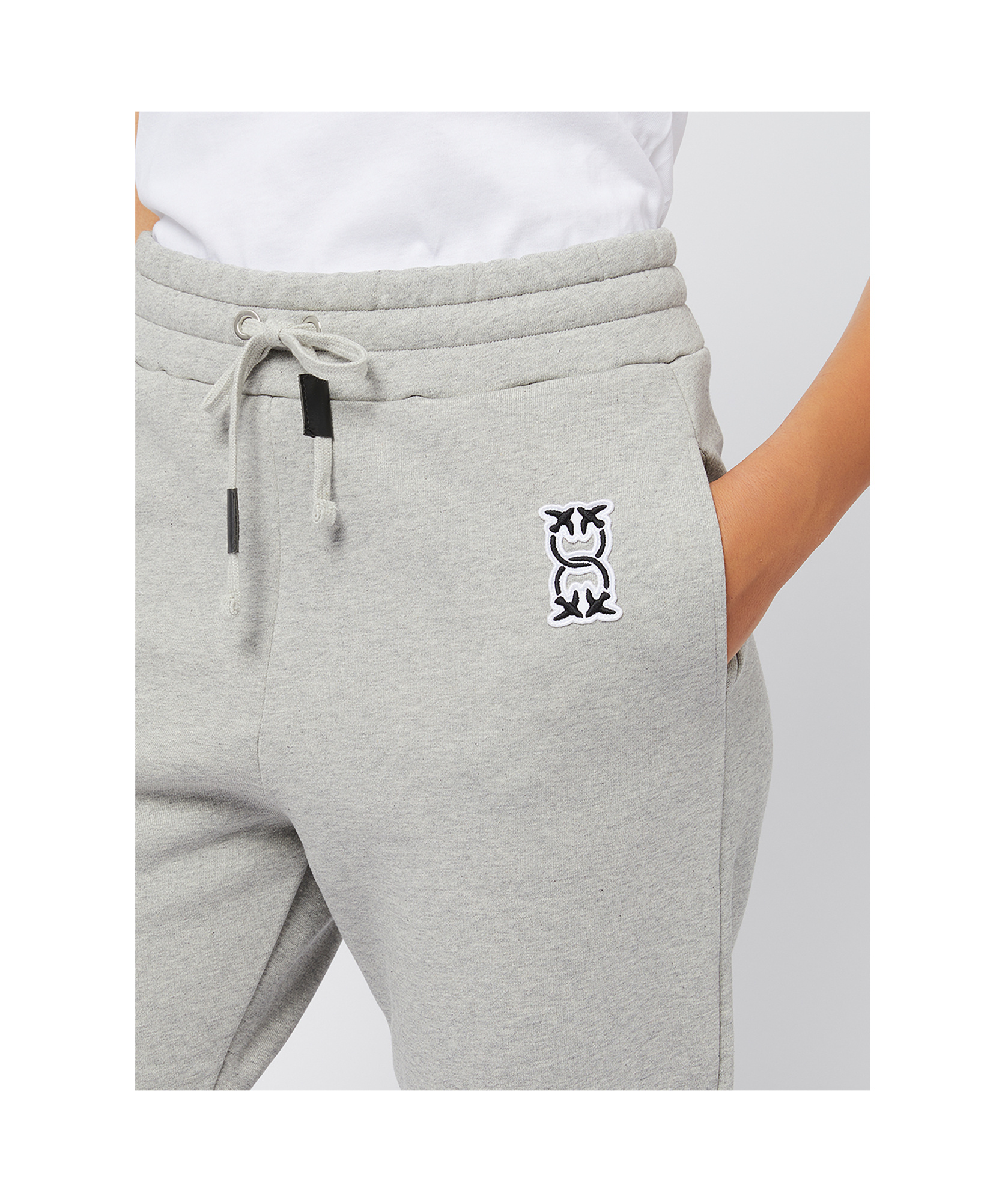 Pinko Carico Track Pants In Gray