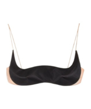 Valentino Duchesse Bra Top In Animal Print
