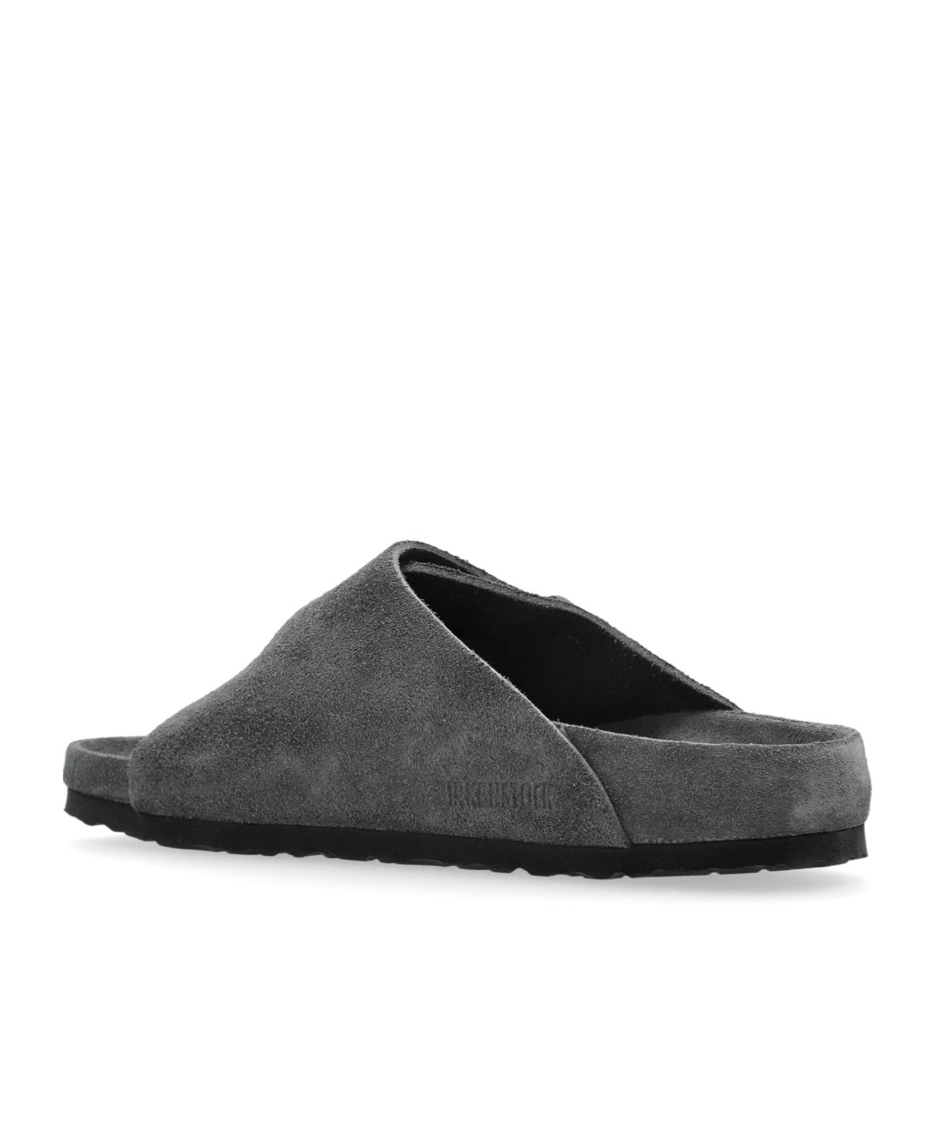 Birkenstock Zurich Suede Slides In Gray