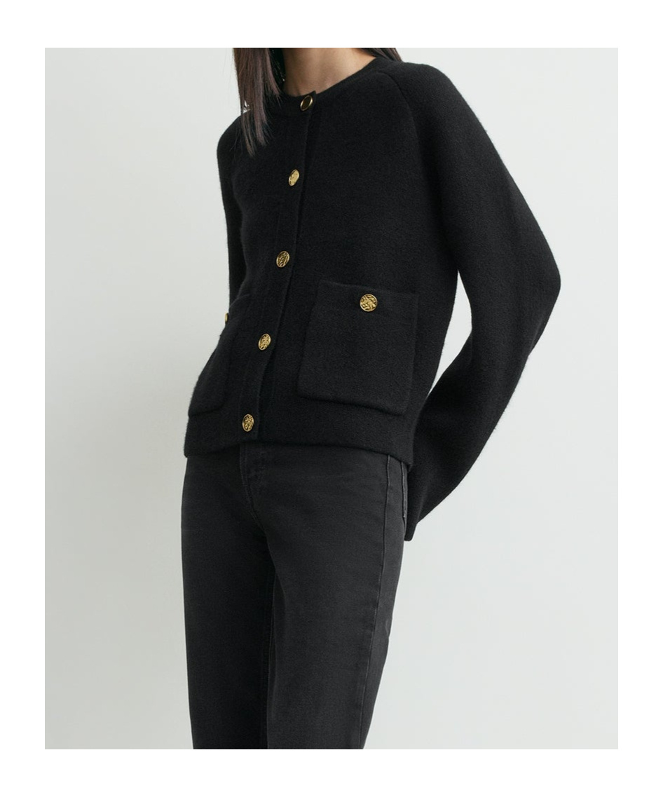 Totême Buttoned Cardigan In Black