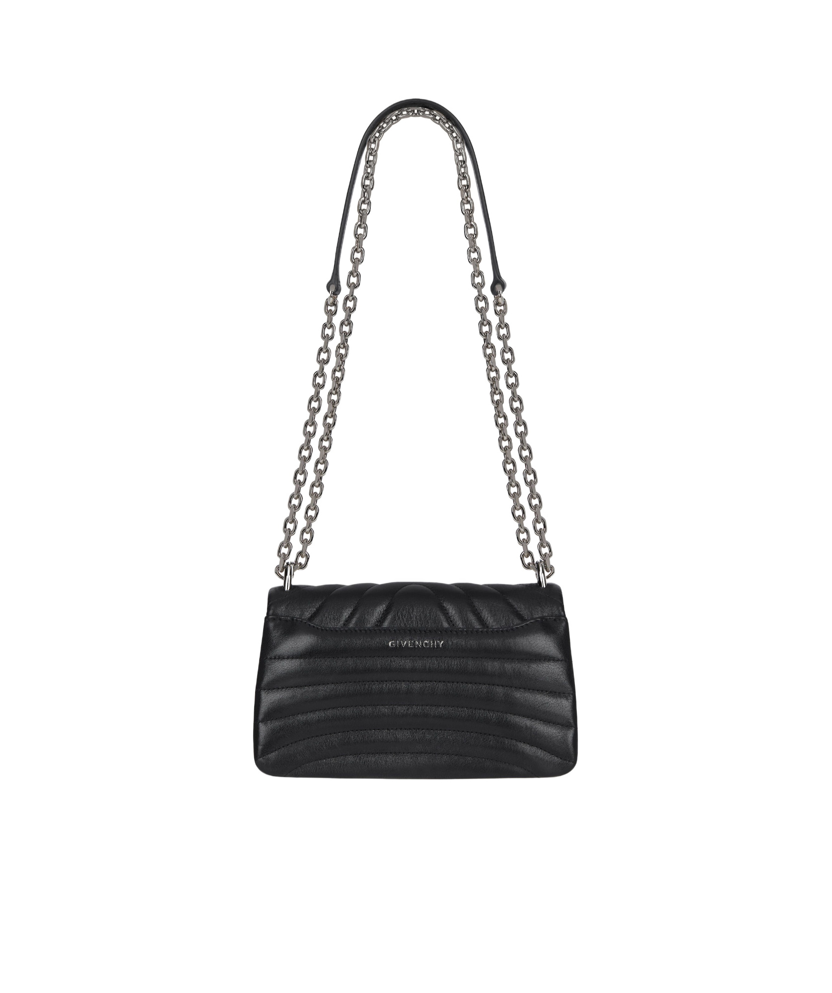 Givenchy Women Black Leather Small 4g Soft Shoulder Bag In Black