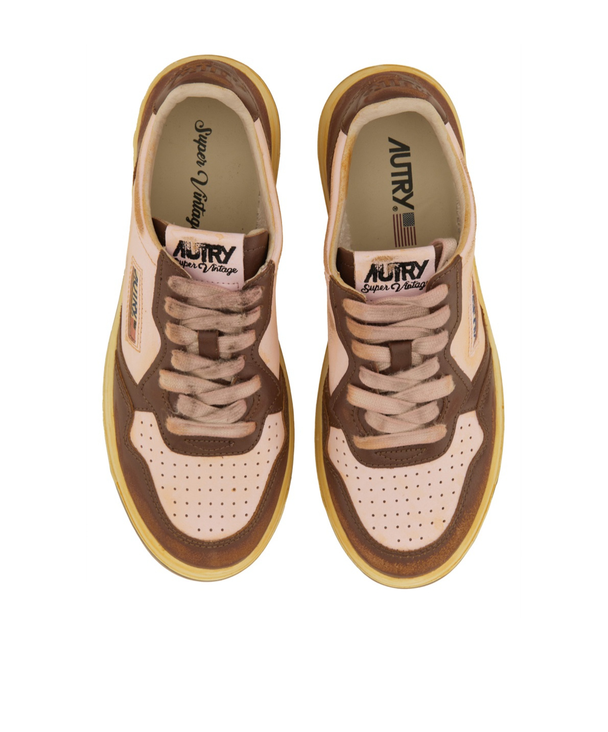 Autry Women's Super Vintage Sneaker In Nude
