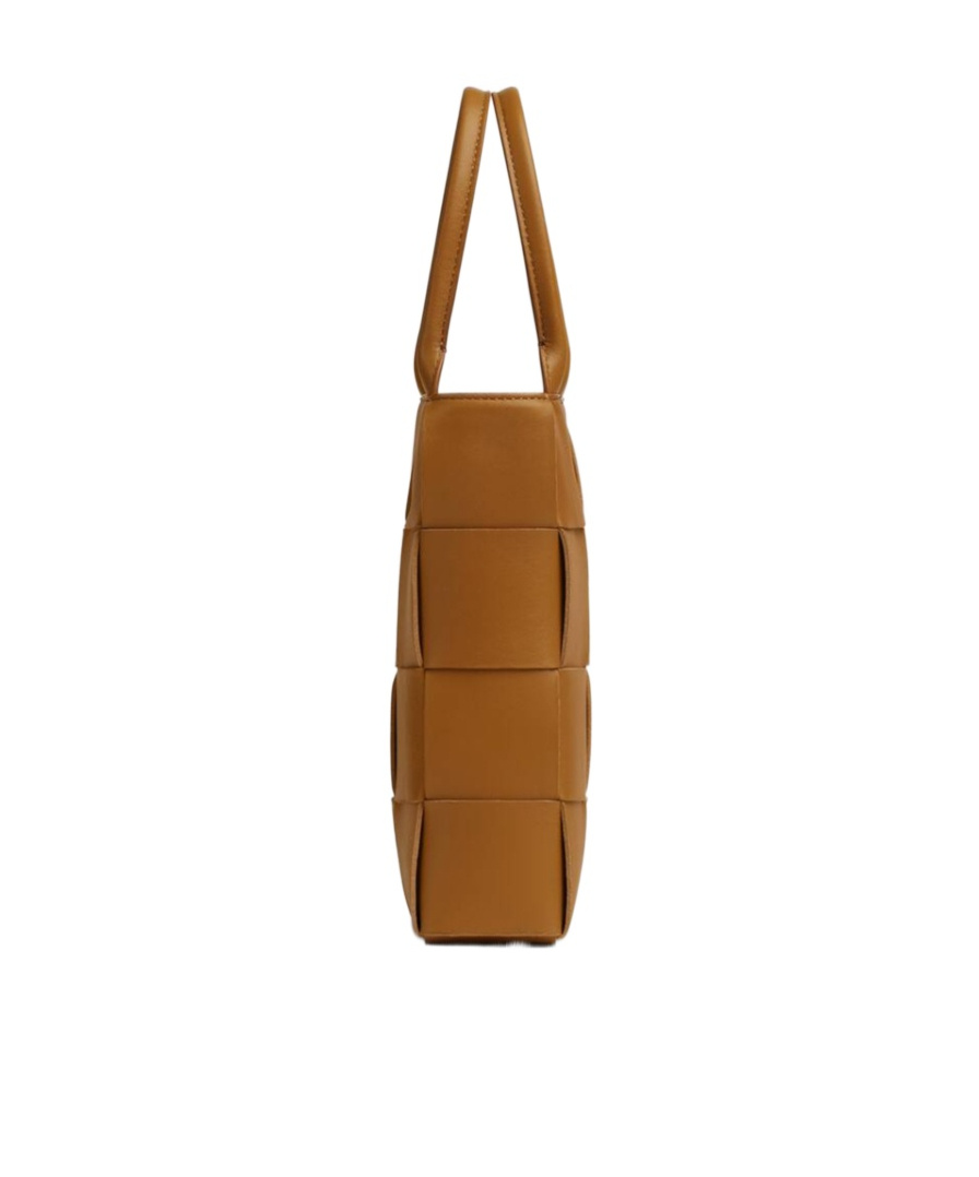Bottega Veneta Mini Cassette Tote Shoulder Bag In Brown