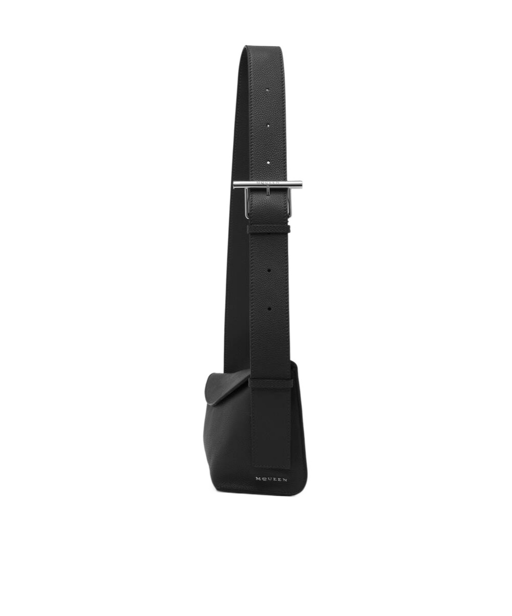 Alexander Mcqueen T-bar Sling Pebbled-leather Shoulder Bag