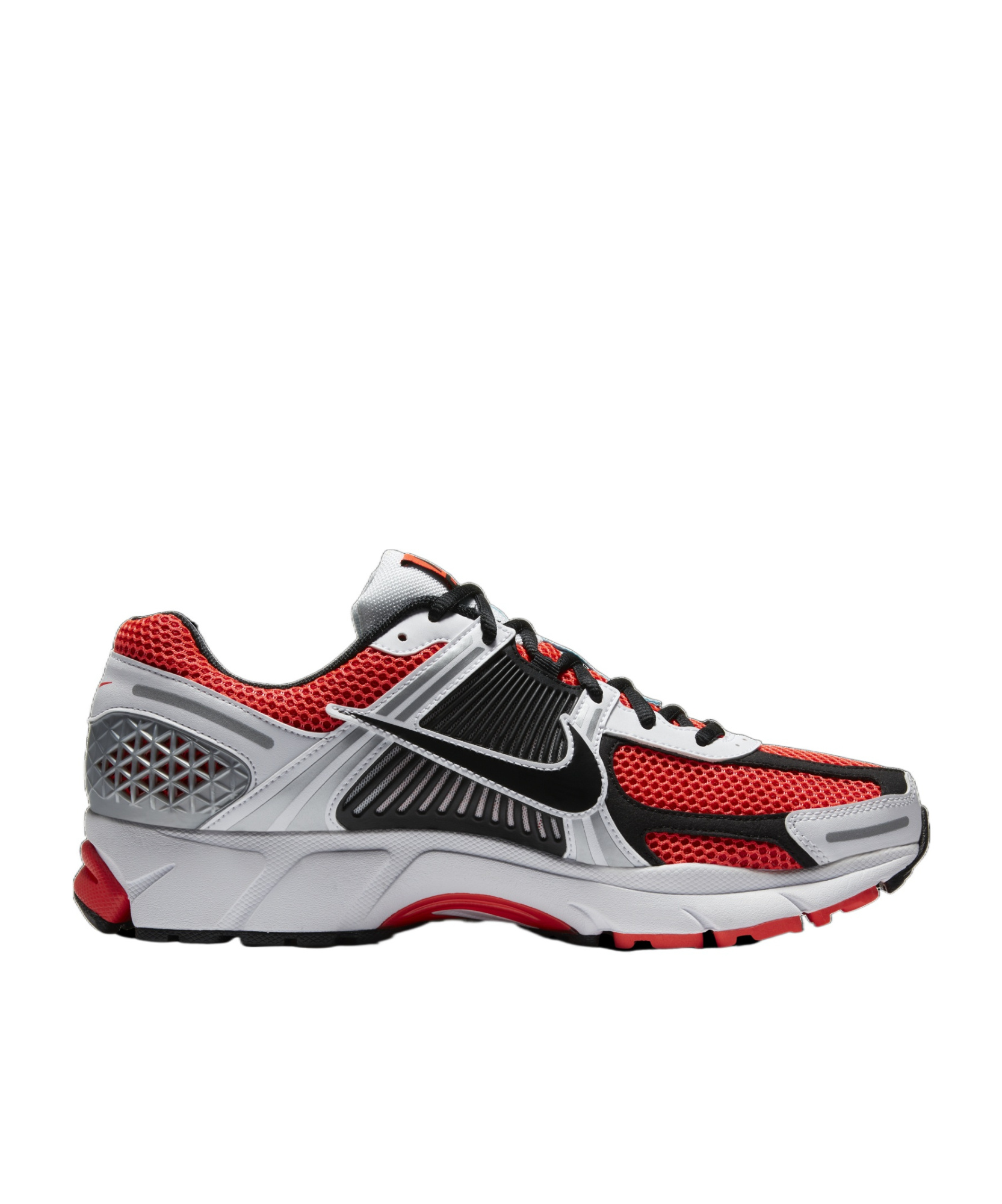 Shop Nike Zoom Vomero 5 Se 'bright Crimson' Sneakers In Gray