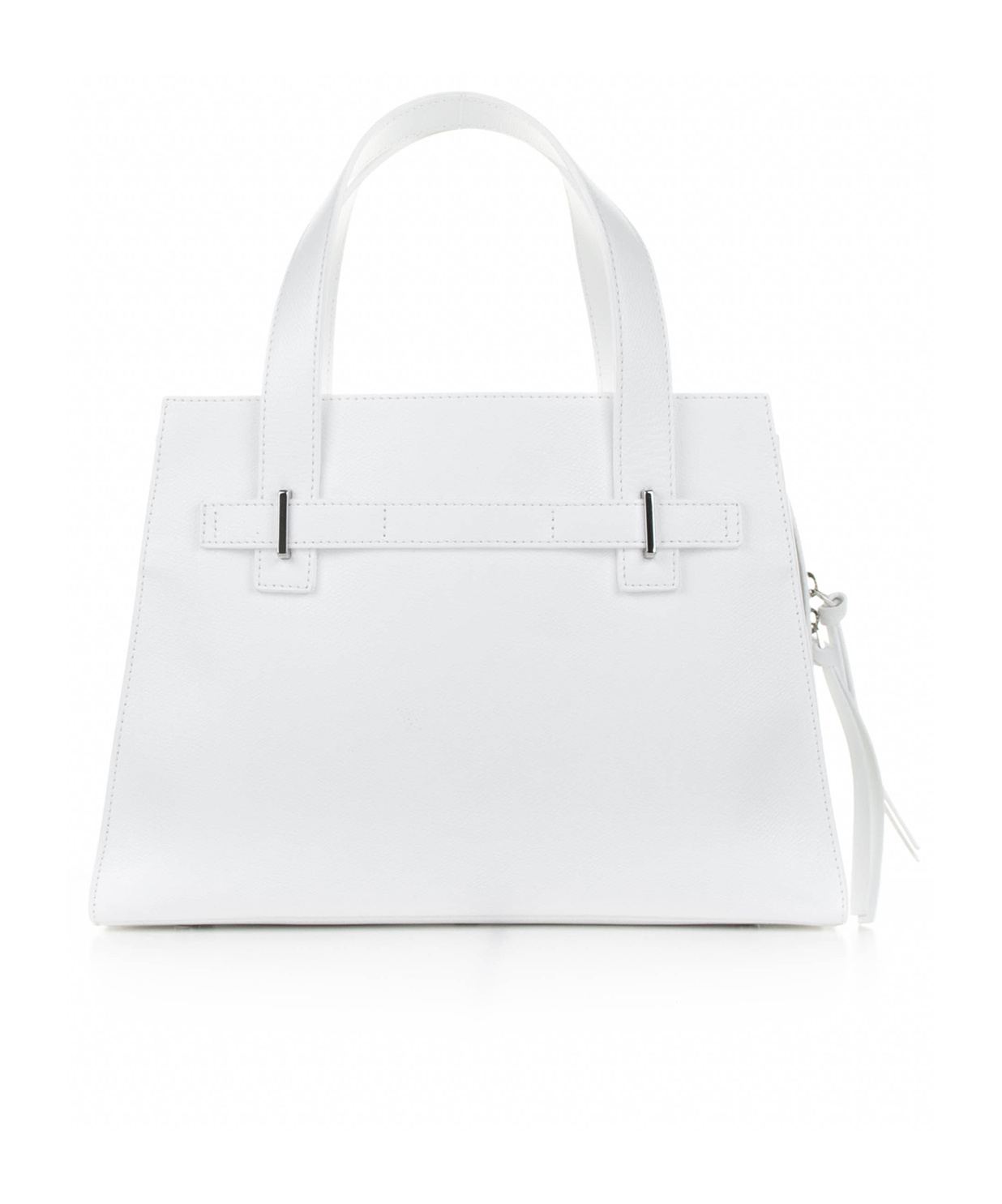Orciani Logo Logo Shoulder Bag In White