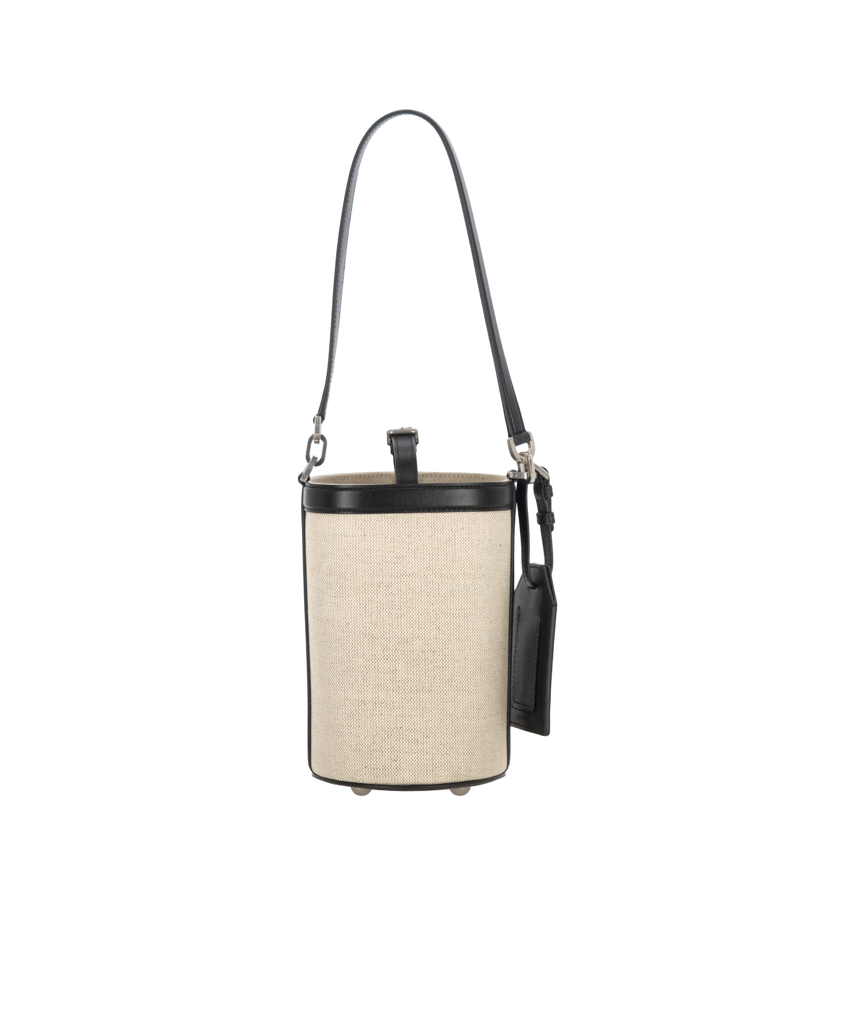 Dolce & Gabbana Canvas Messenger Bag Adjustable Strap In Black