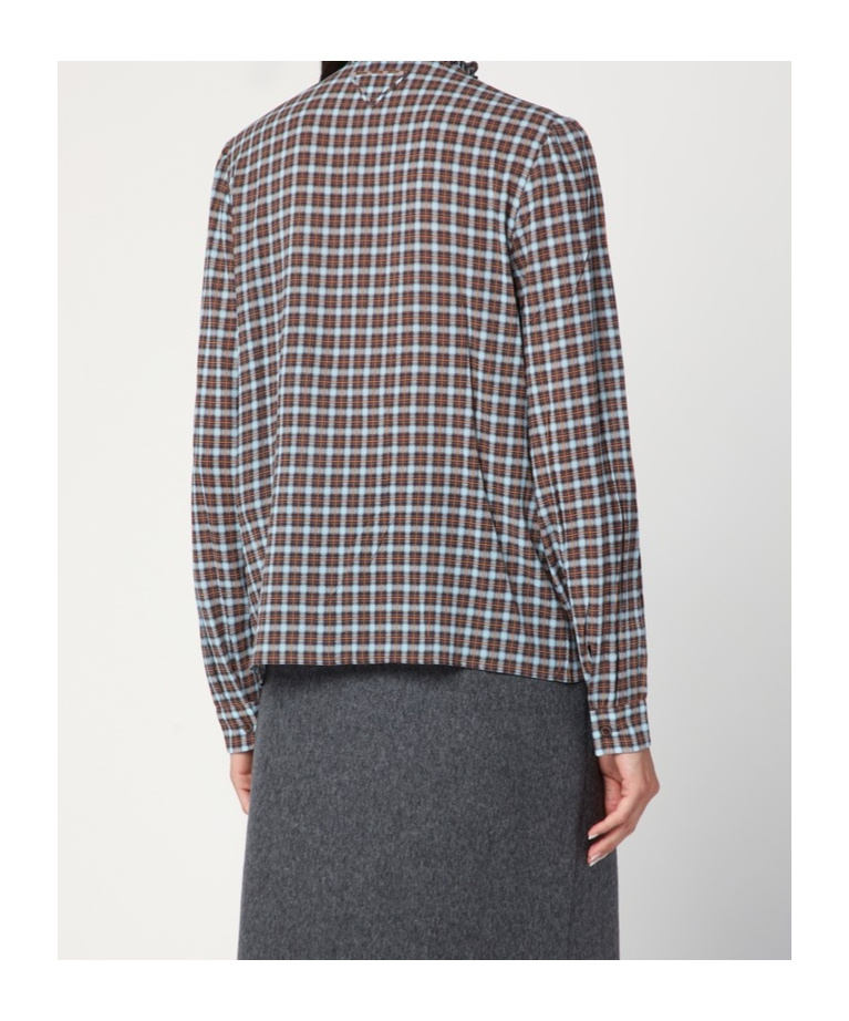 Prada Long-sleeved Shirt In Black