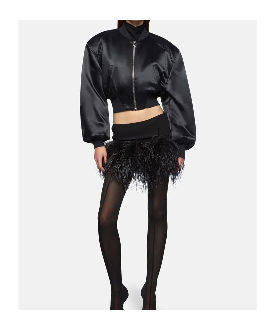 Attico Bomber Black In Black