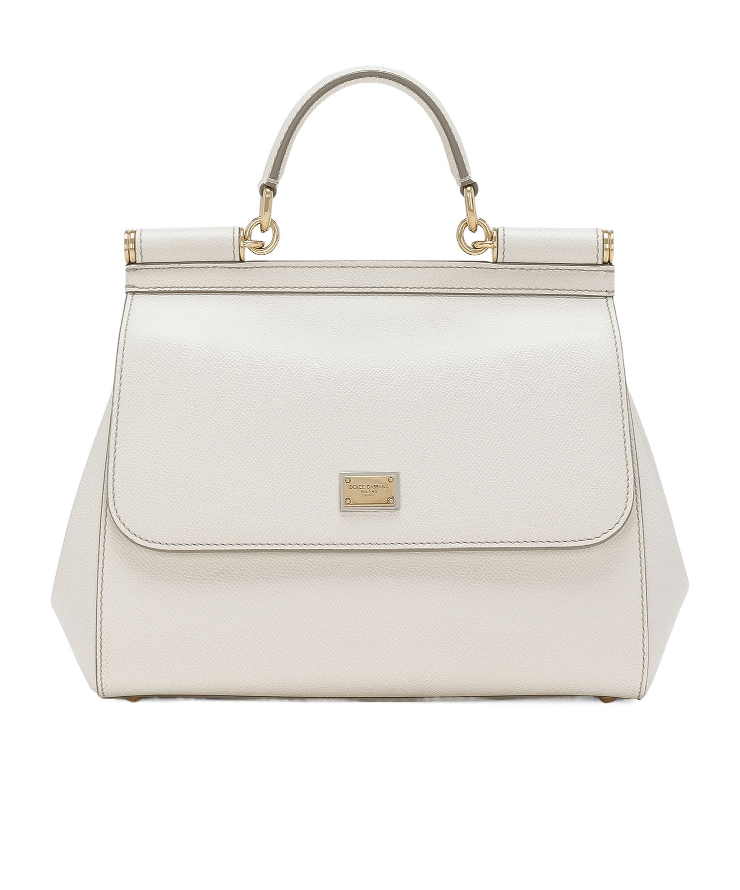 Dolce & Gabbana Large Sicily Tote Bag In White