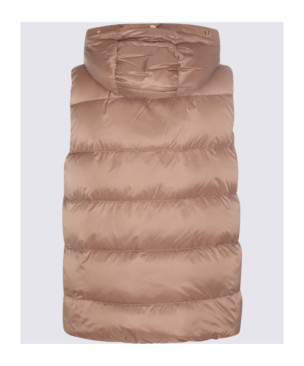 Max Mara Sleeveless Vest In Nude