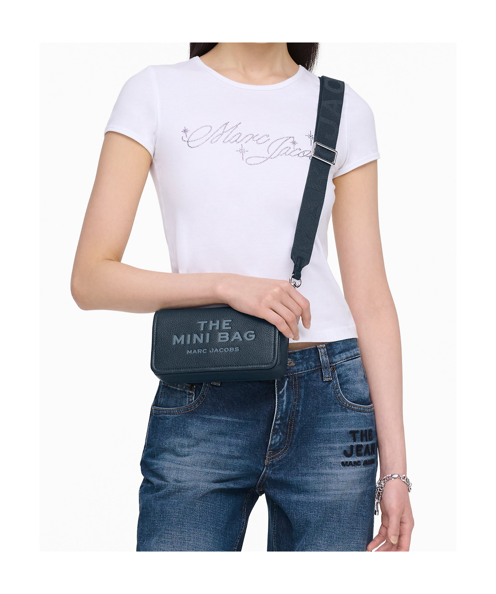 Marc Jacobs Womens Black The Mini Bag Leather Cross-body Bag In Black