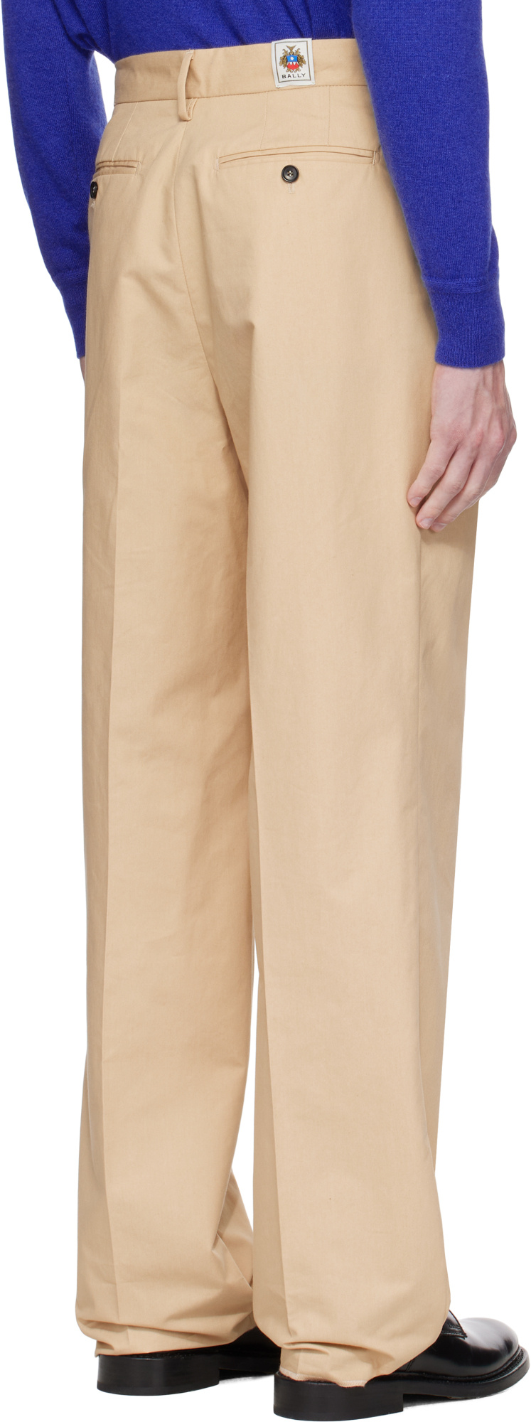 Bally Casual Pants With Belt Loops In Beige