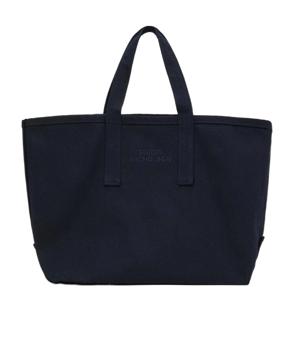 Studio Nicholson Double-handled Canvas Tote Bag In Blue