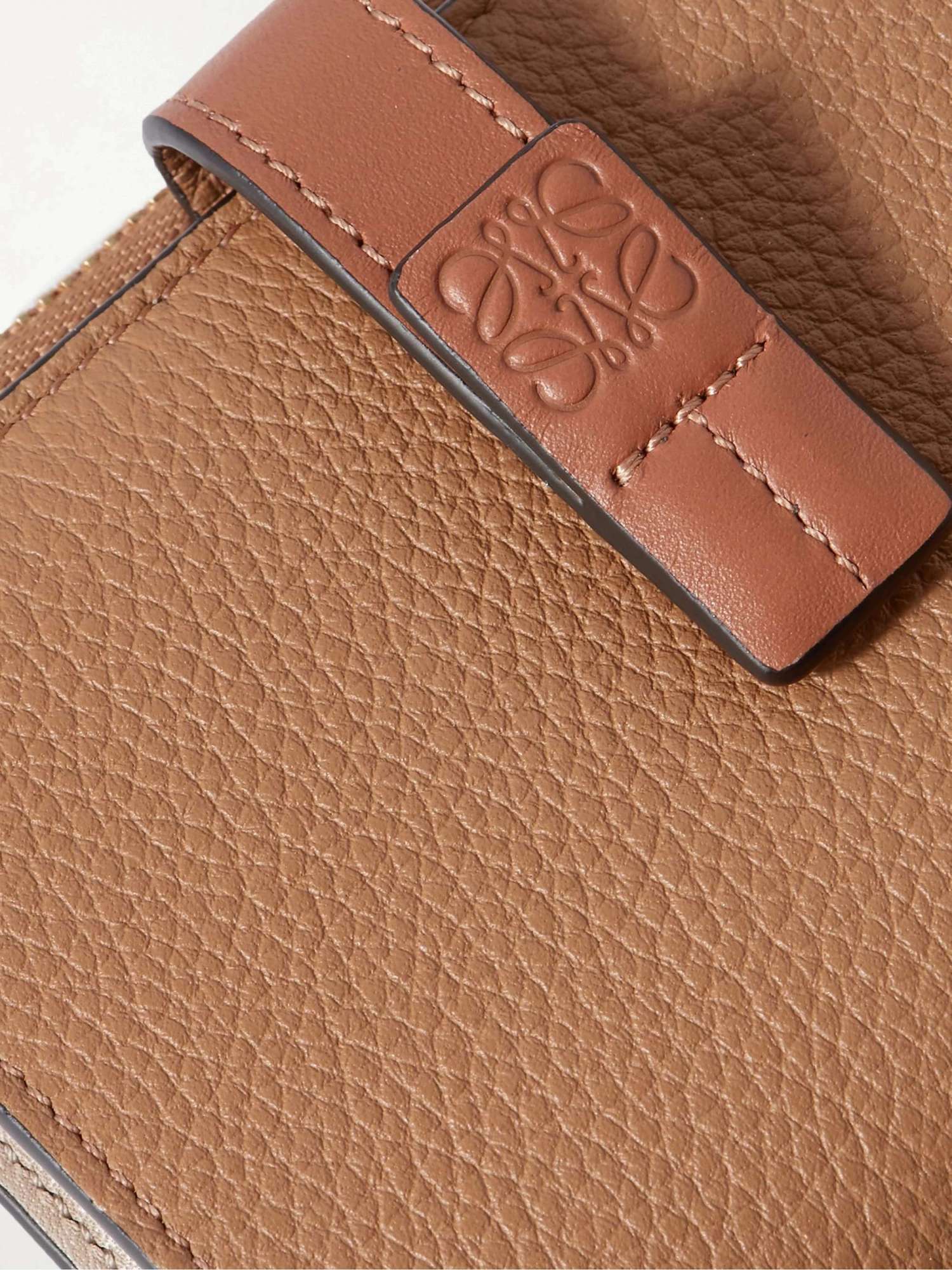 Loewe Logo Wallet In Brown
