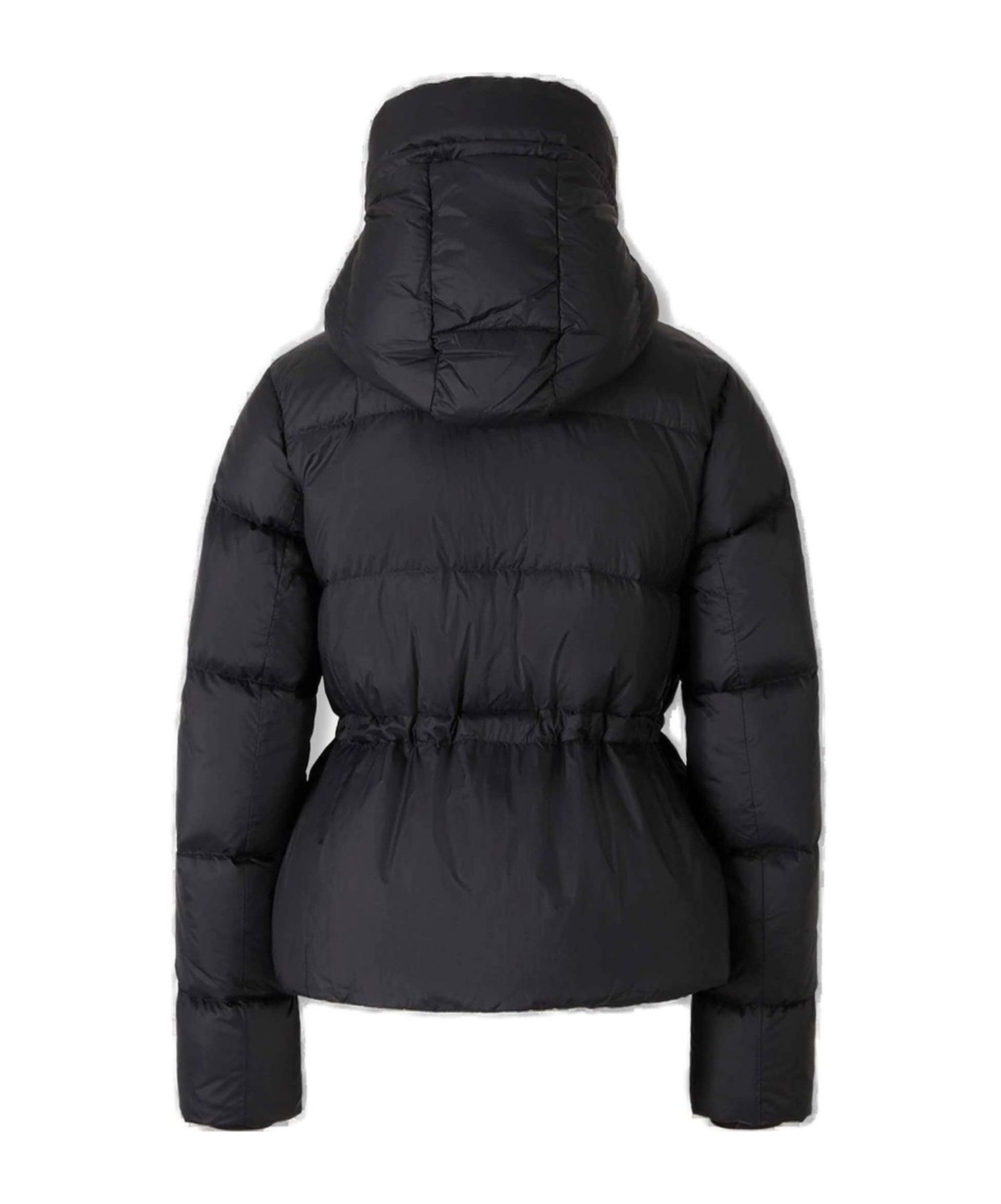 Canada Goose Drawstring Waist Down Jacket In Black