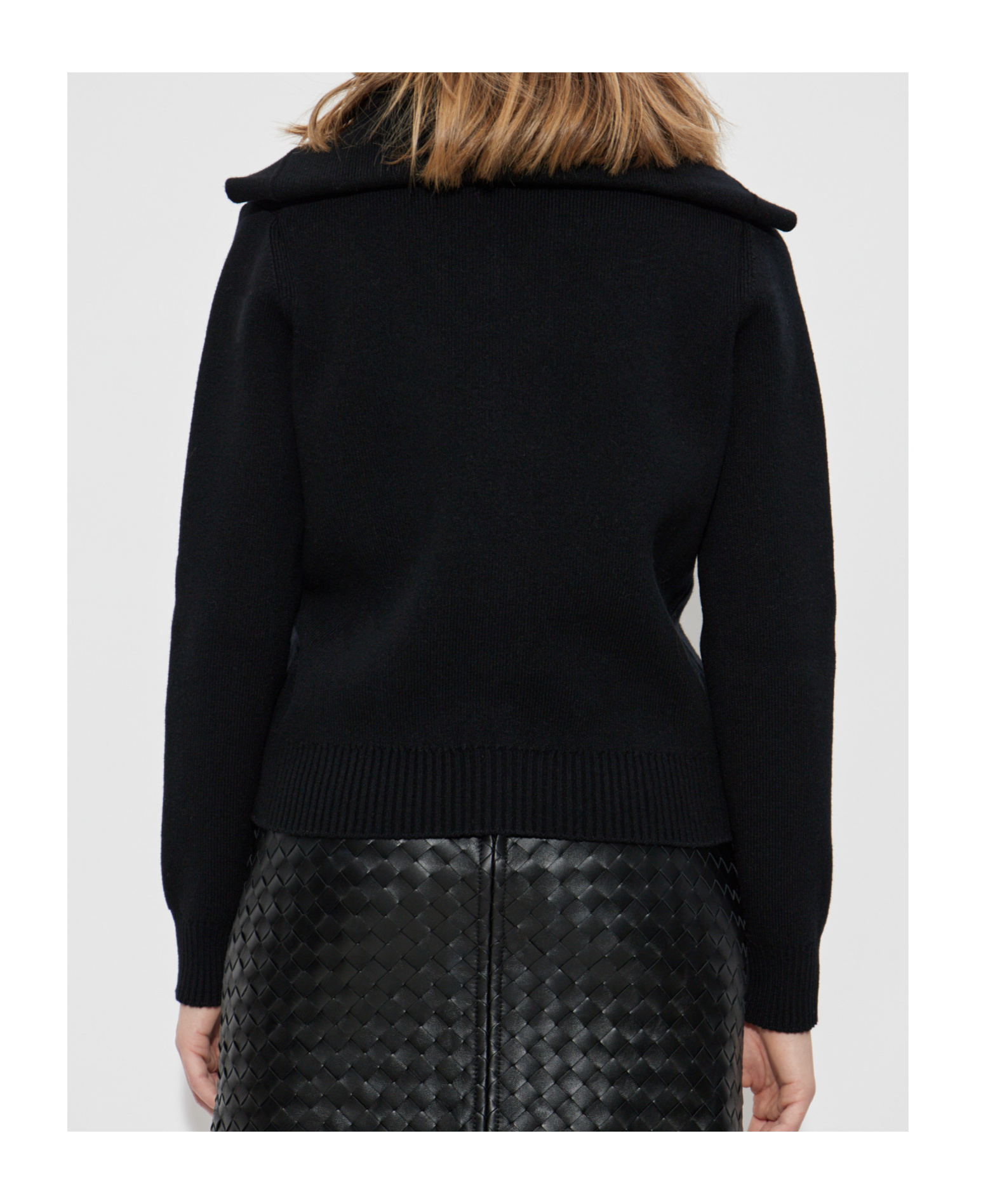 Shop Bottega Veneta Long Sleeve Cardigan