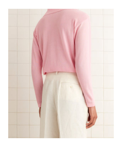 Bode Boxy Long Sleeve Polo In Multi