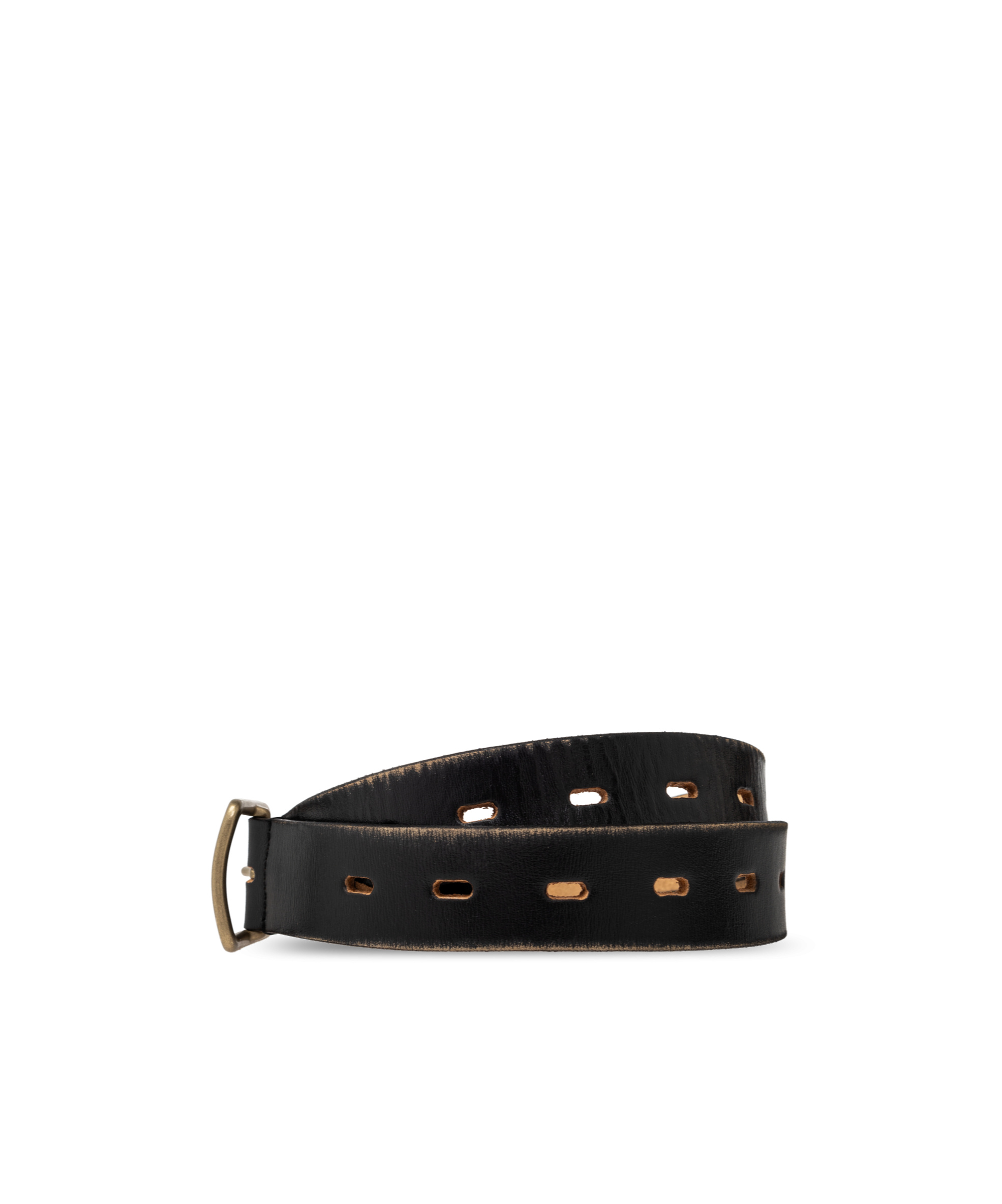 Dsquared2 Buckled Leather Belt In Black