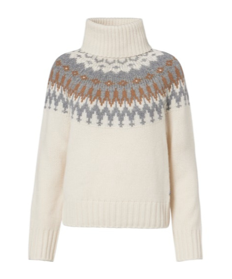 Bogner Turtleneck Sweater In White