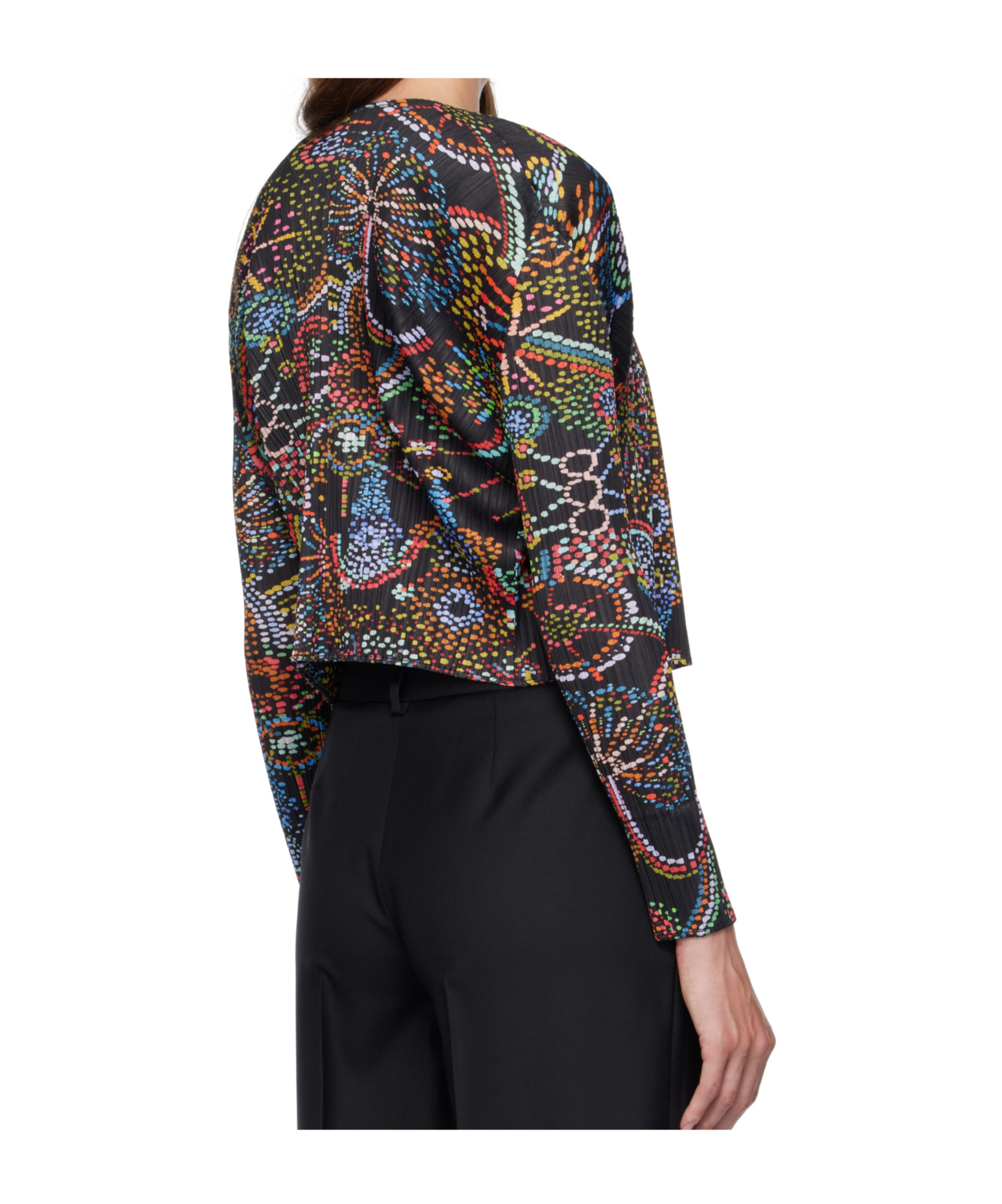 Issey Miyake Light Festival Cardigan In Multi