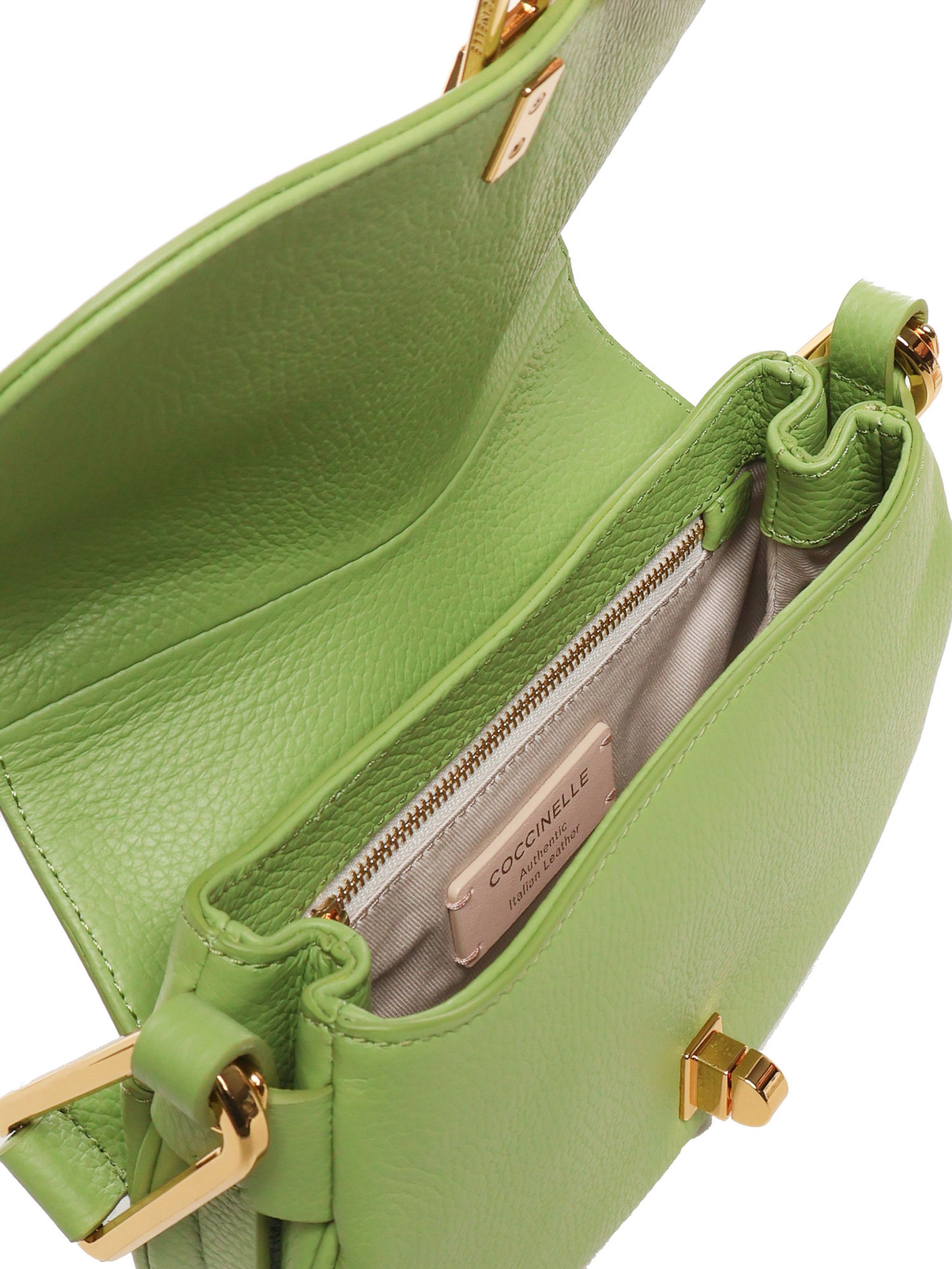 Shop Coccinelle Mini Soft Magie Cross Body Bag In Green
