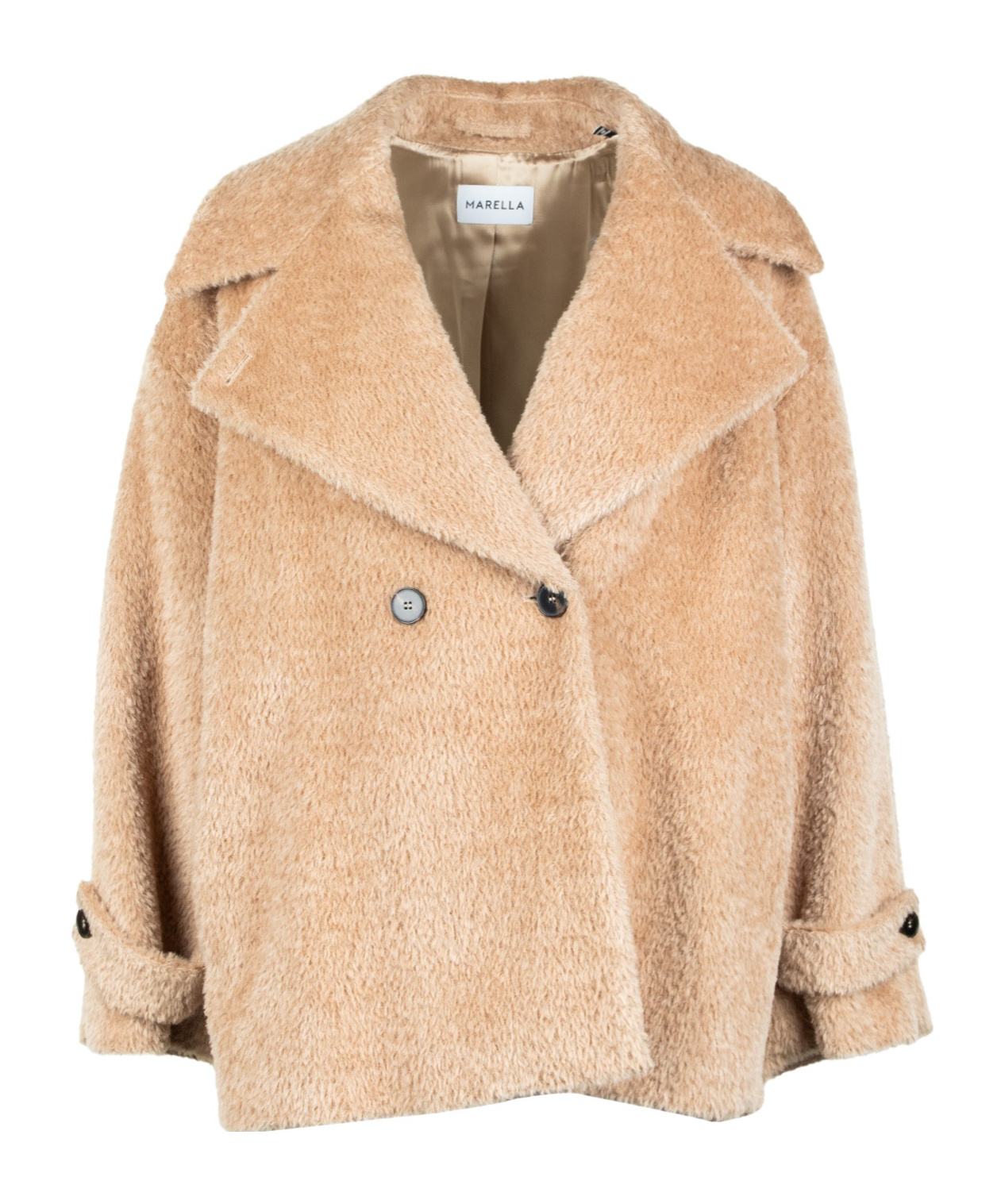 Marella Long Sleeve Jacket In Brown