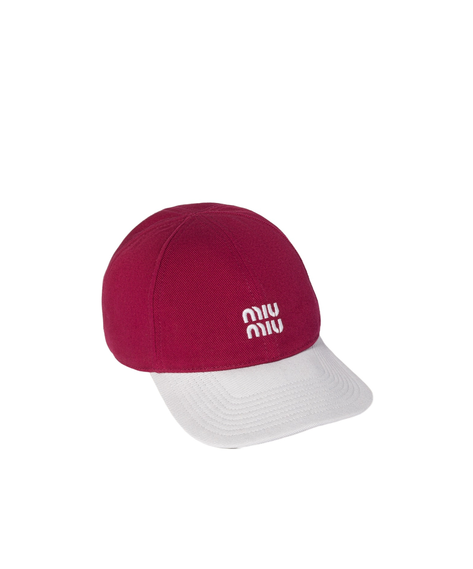 Miu Miu Drill Baseball Cap In Multi
