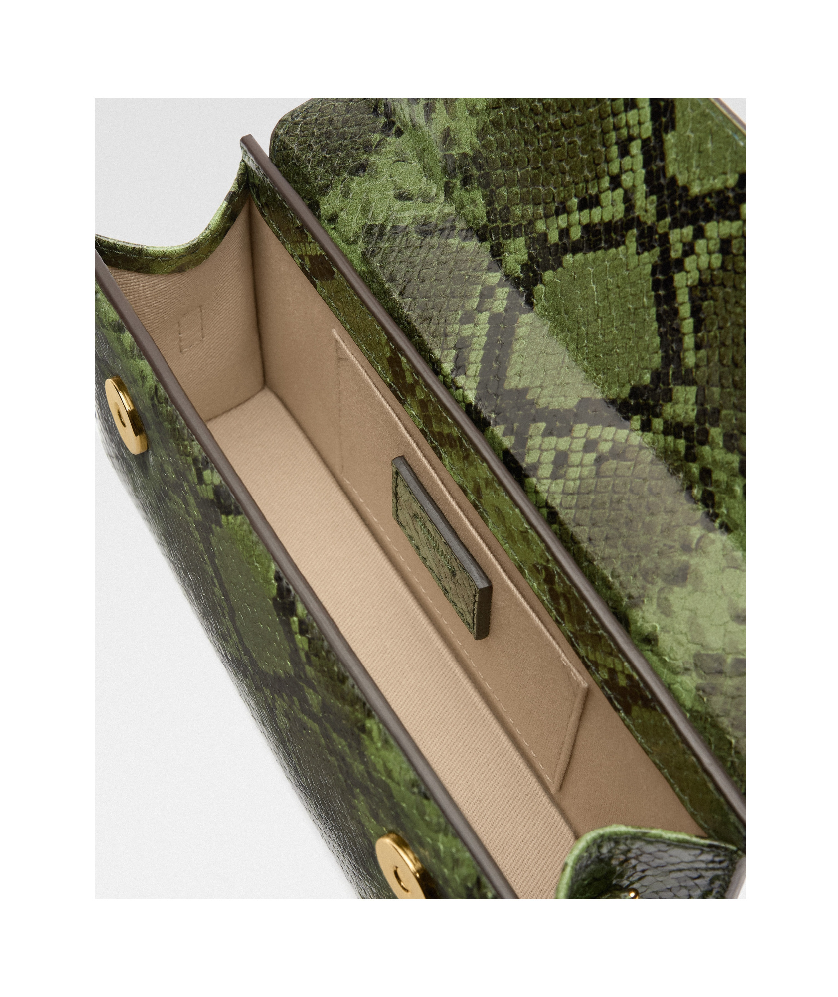 Shop Jacquemus Le Chiquito Long Signature Handbag In Green