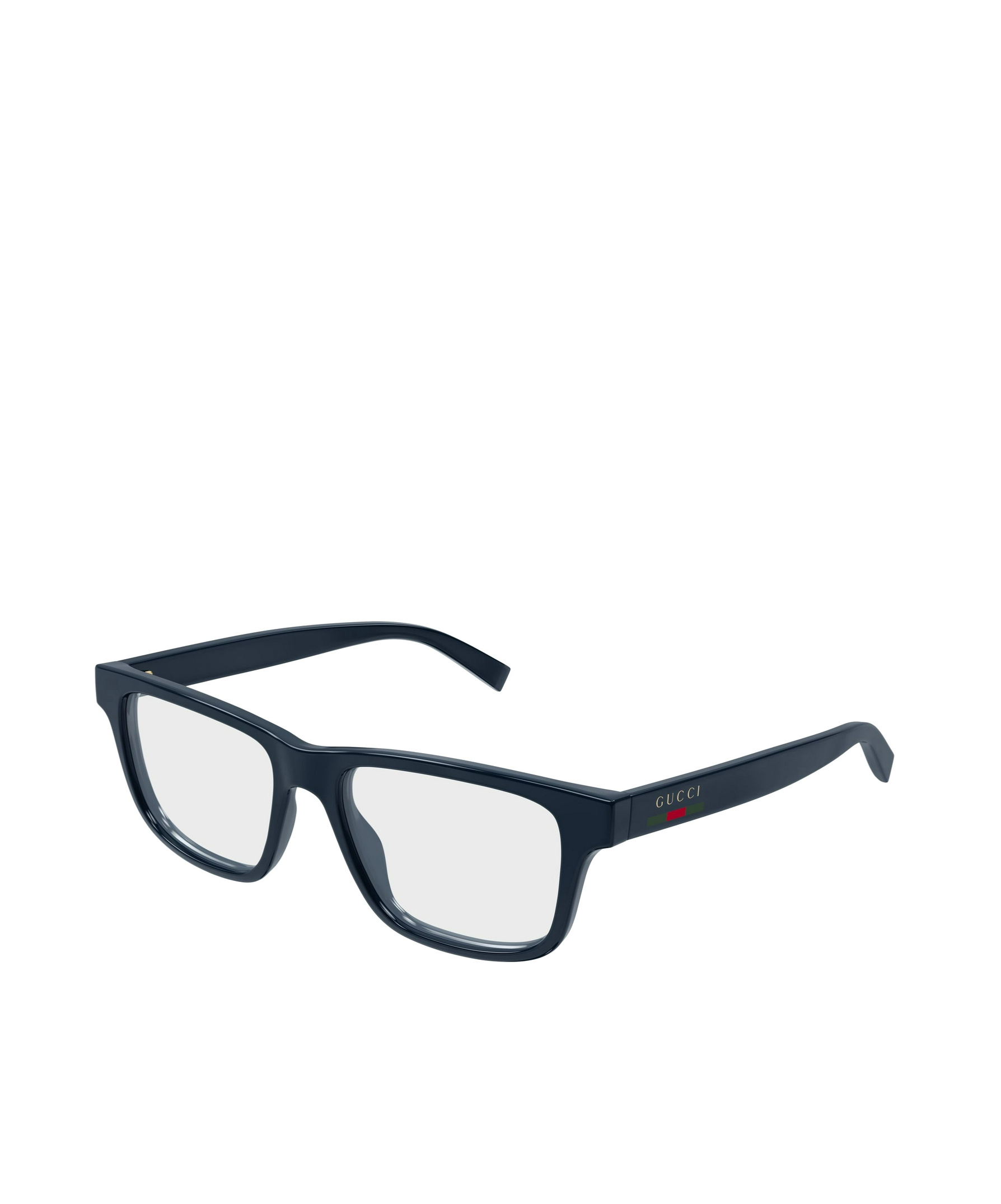 Gucci Eyewear Rectangular Frame Glasses In Blue
