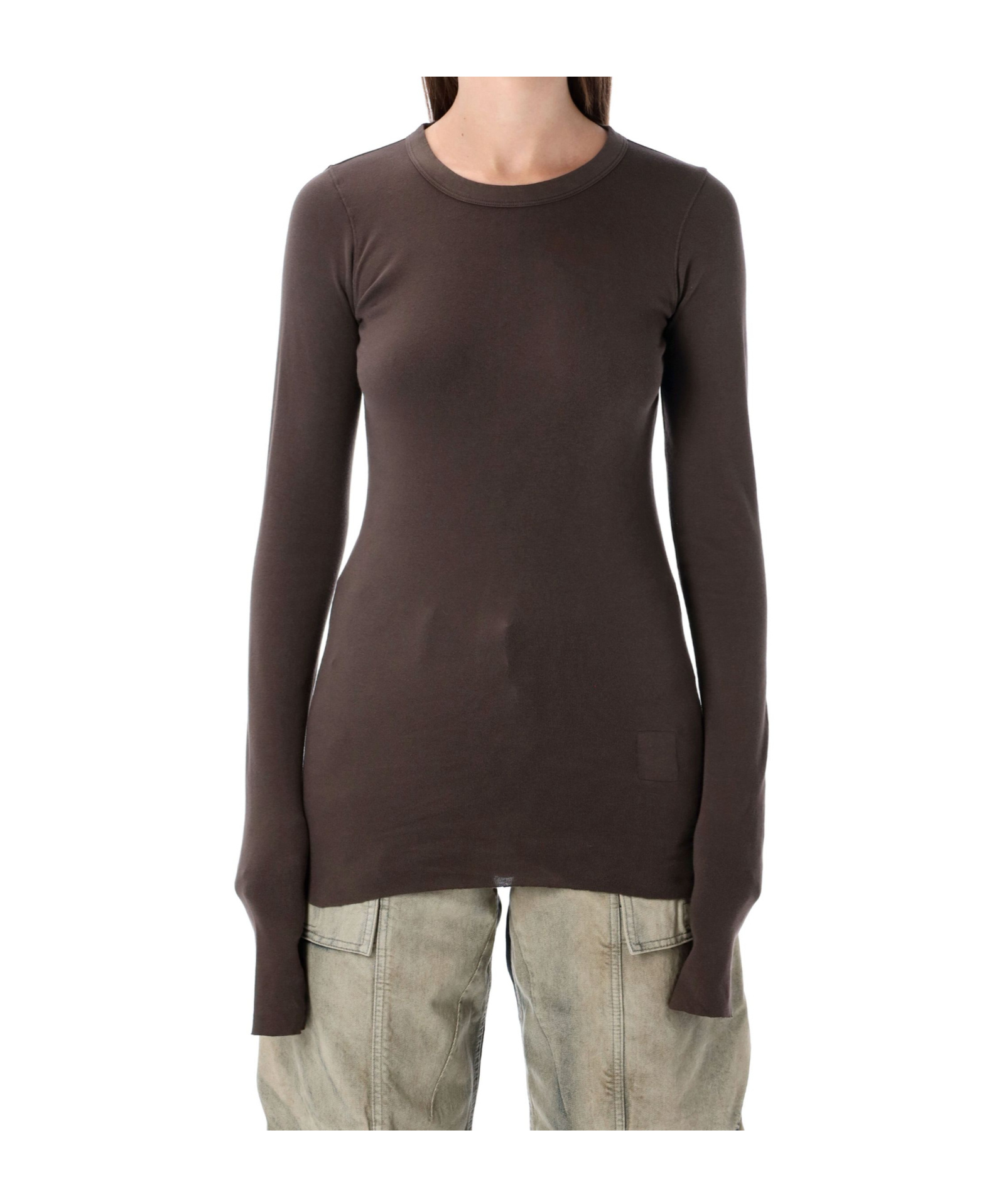 Rick Owens Drkshdw Drkshdw By Rick Owens Woman T-shirt Mauve Size S Cotton In Brown