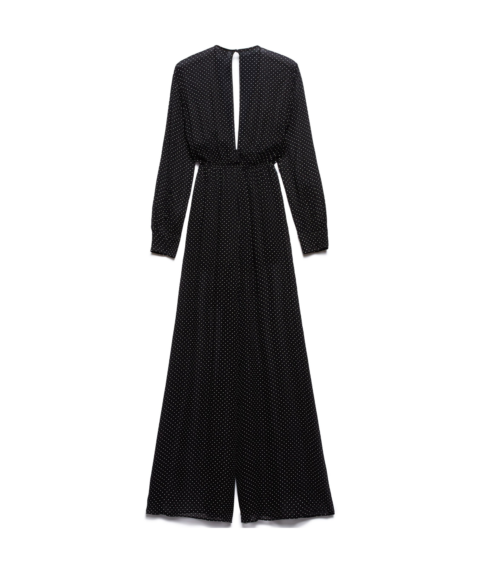 Shop Aniye By Lily Polka-dot Jumpsuit In Black