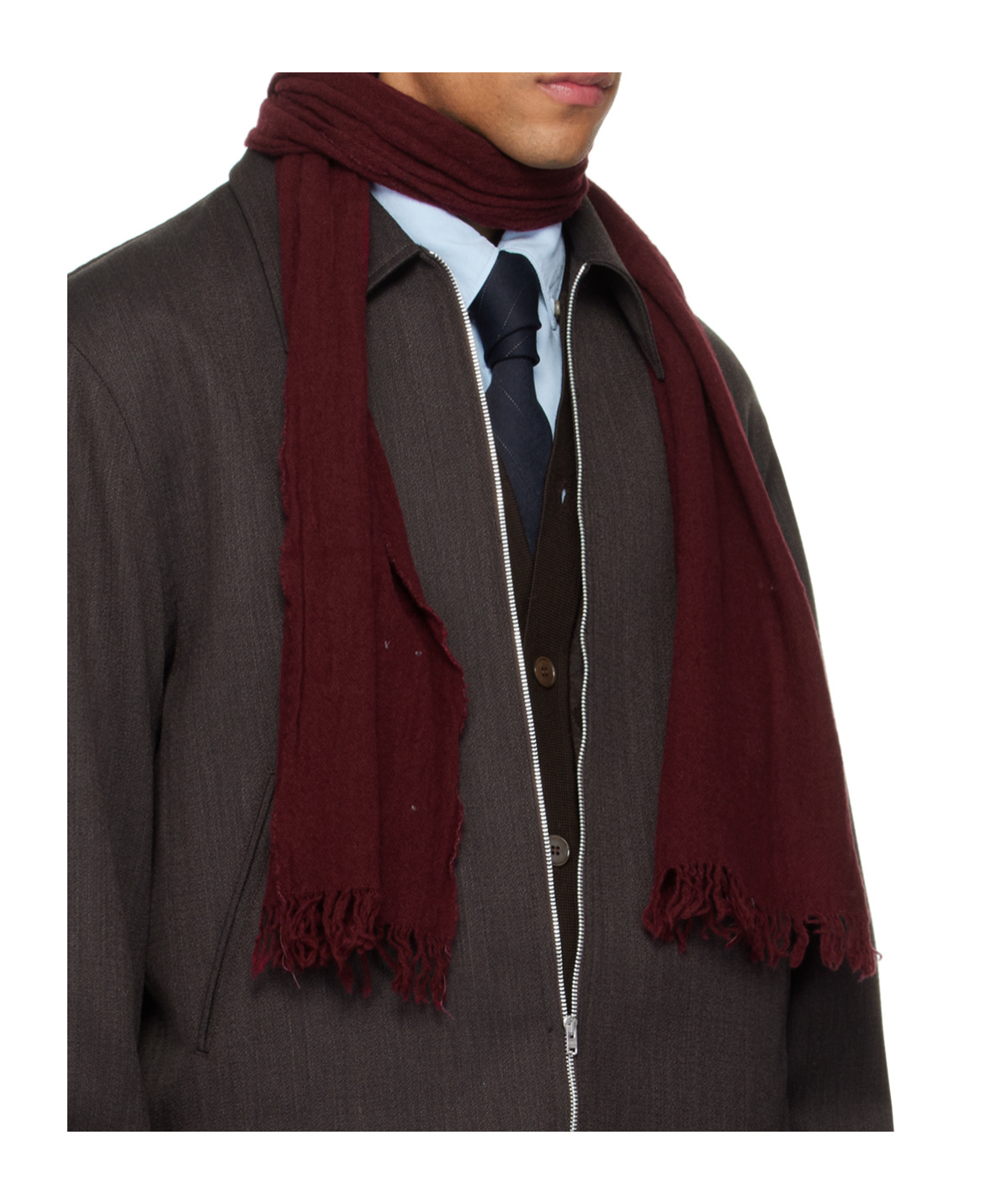 Our Legacy Cottage Scarf In Burgundy