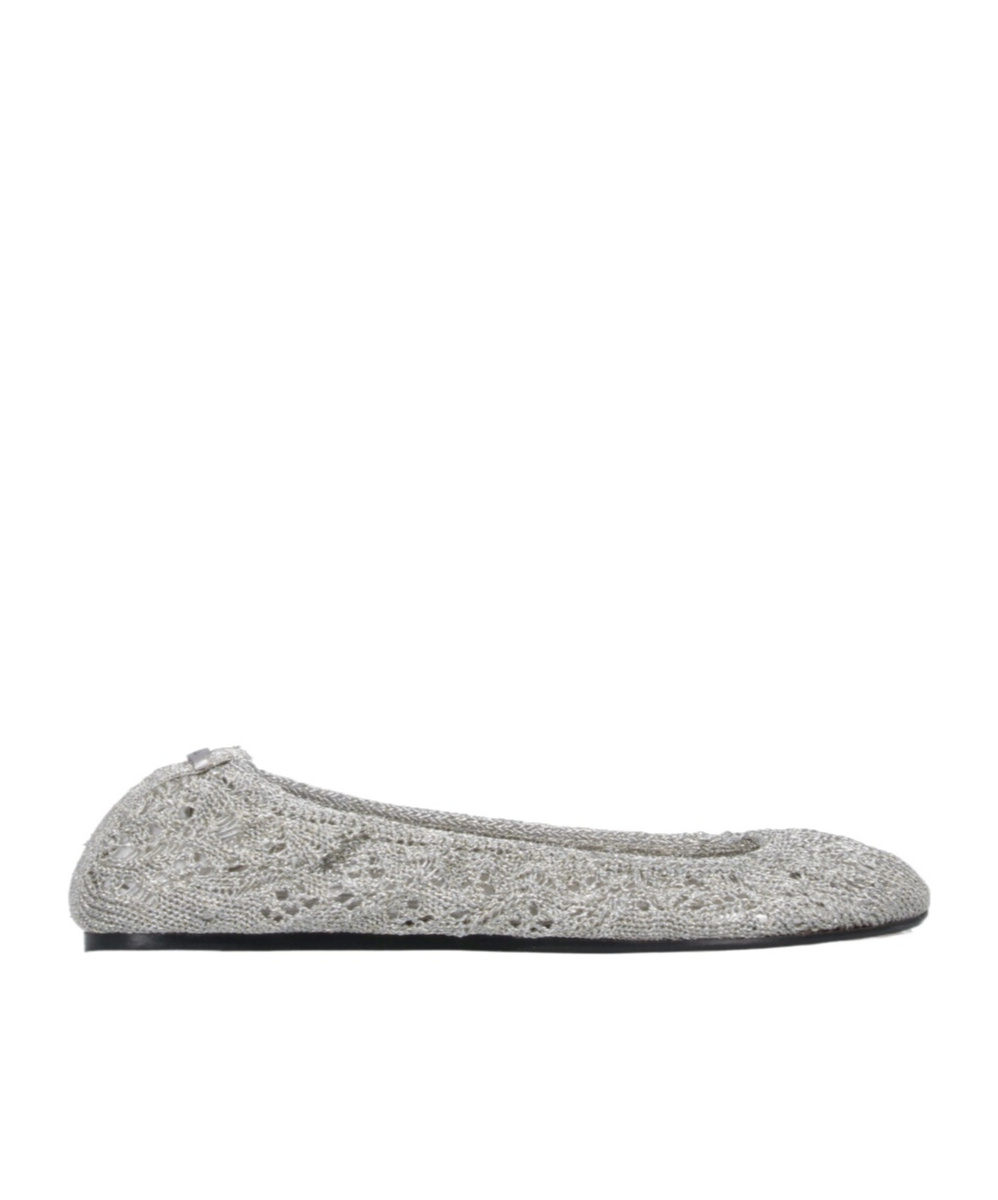 Isabel Marant Belna Round-toe Ballet Flats In Gray