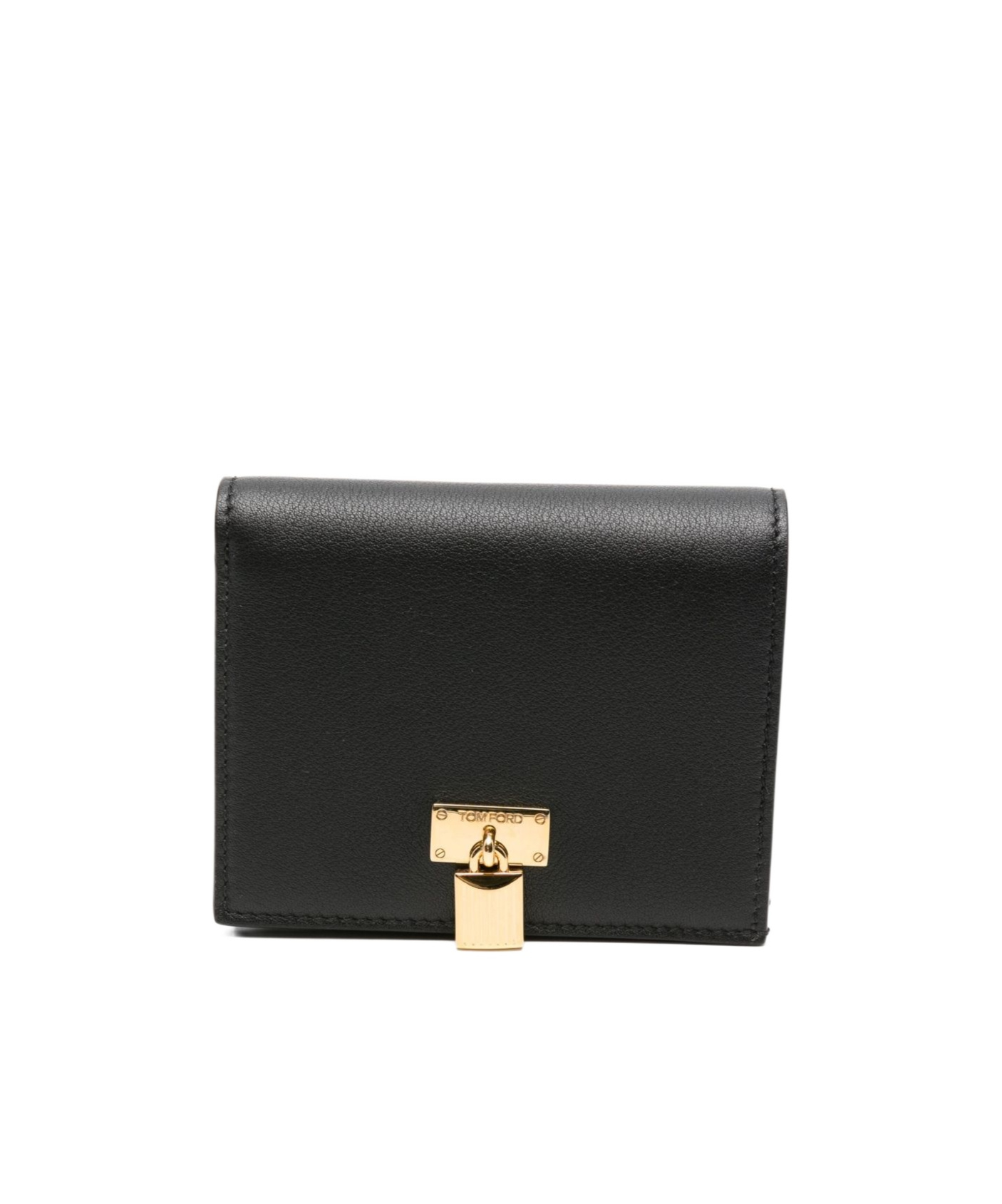 Tom Ford Logo Engraved Wallet In Black