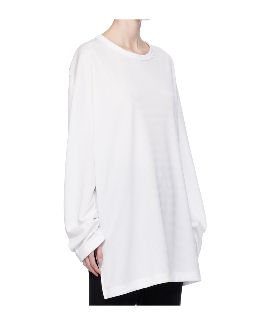 COMME DES GARÇONS CUTOUT LONG SLEEVE T-SHIRT 