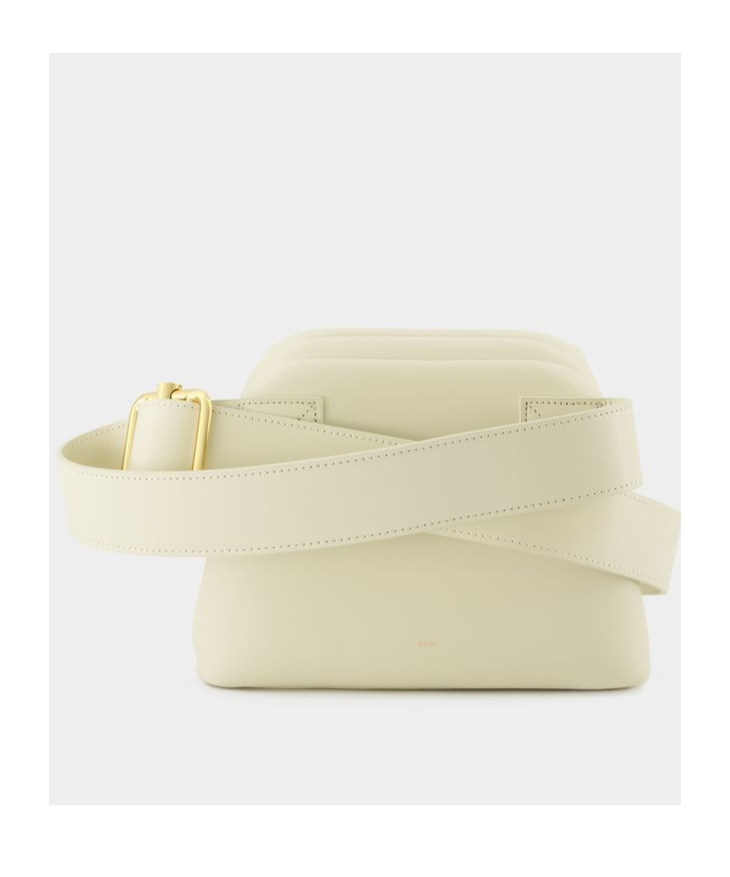 Osoi Mini Brot Hobo Bag - Cream - Leather In Nude