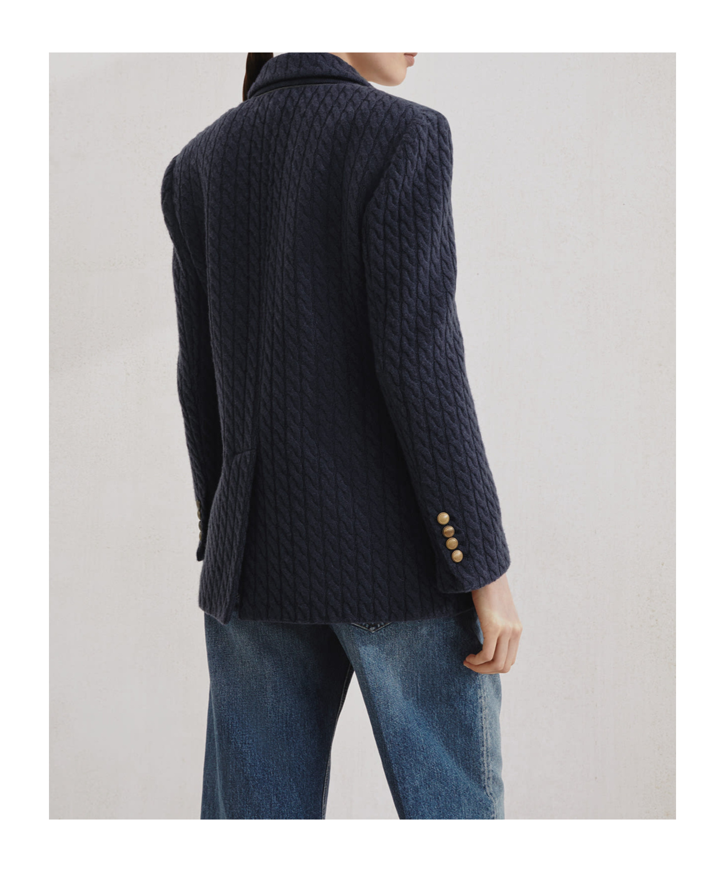 Brunello Cucinelli Double-breasted Textured Blazer In Black