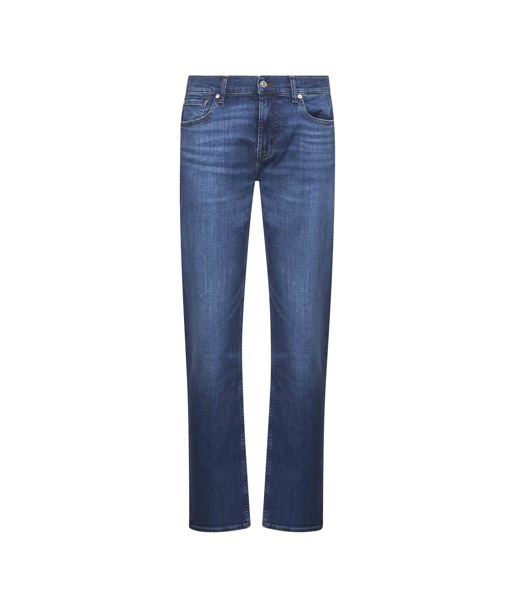 7 For All Mankind Logo Denim Jeans In Blue