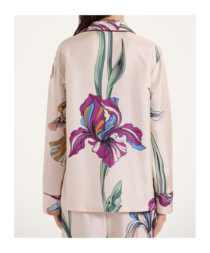 Shop La Doublej Pajama Shirt In Nude