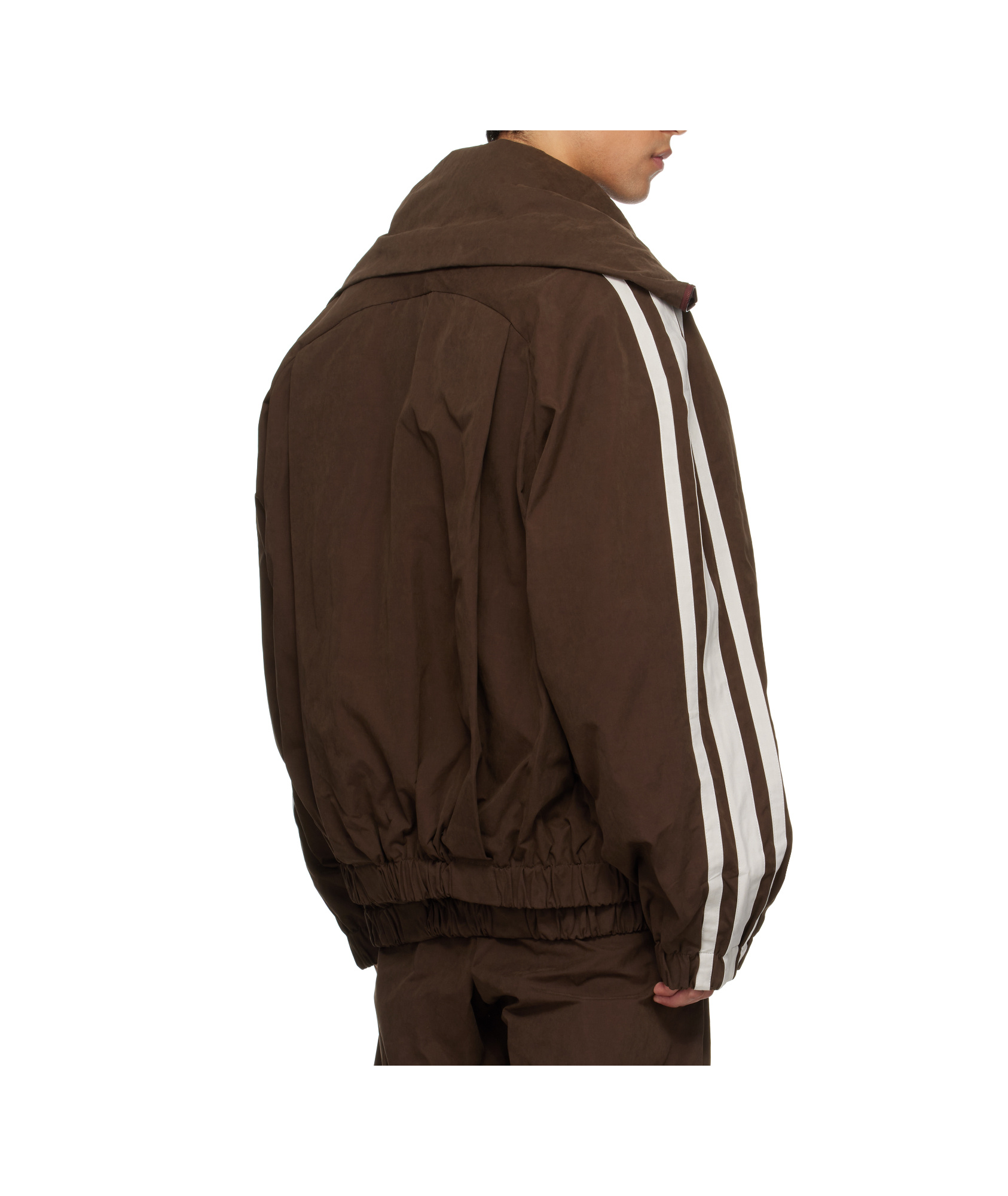 Egonlab Fusion Track Jacket In Brown