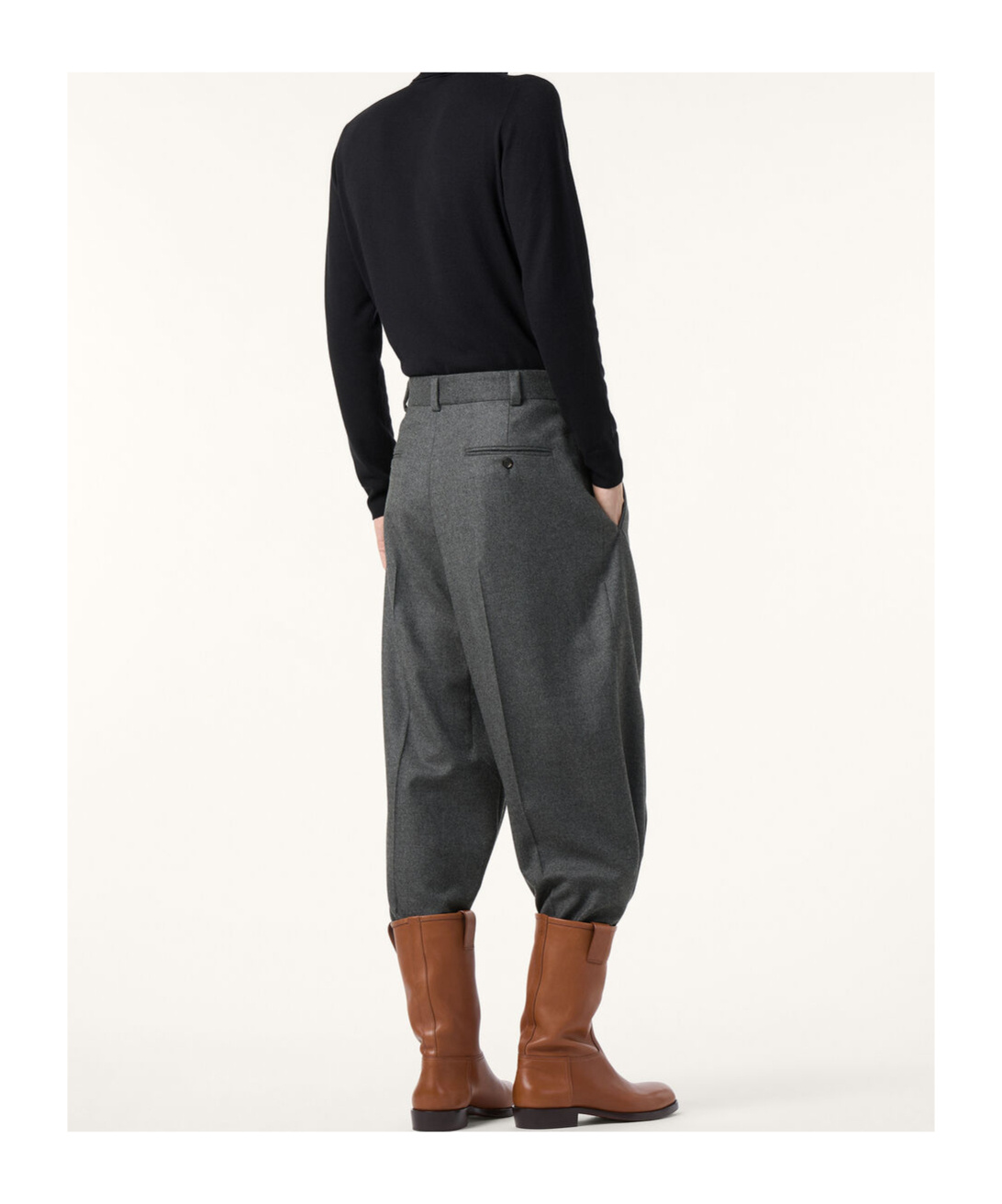 Loro Piana Scott Trousers In Gray