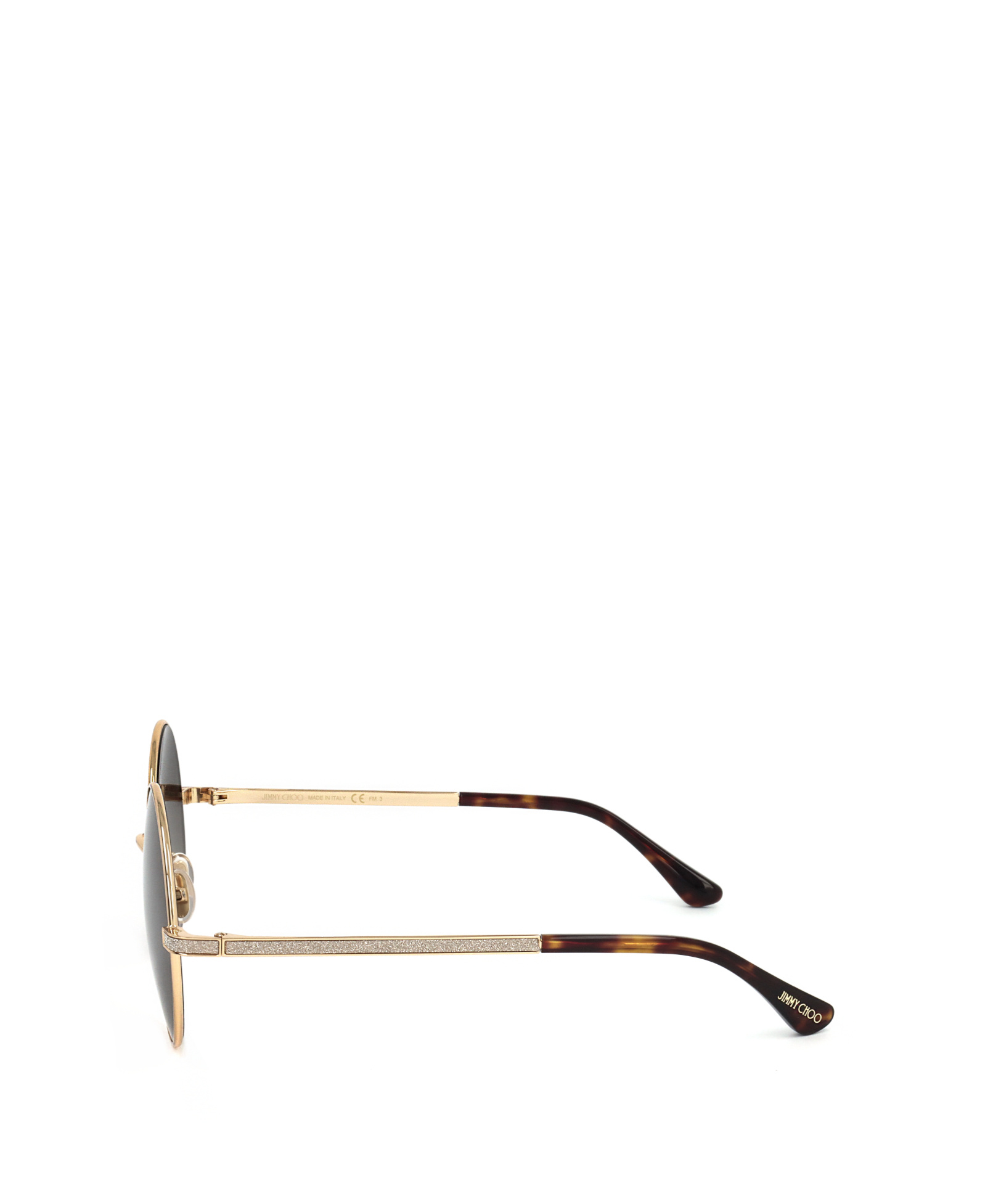 Jimmy Choo Round Sunglasses In Multicolor
