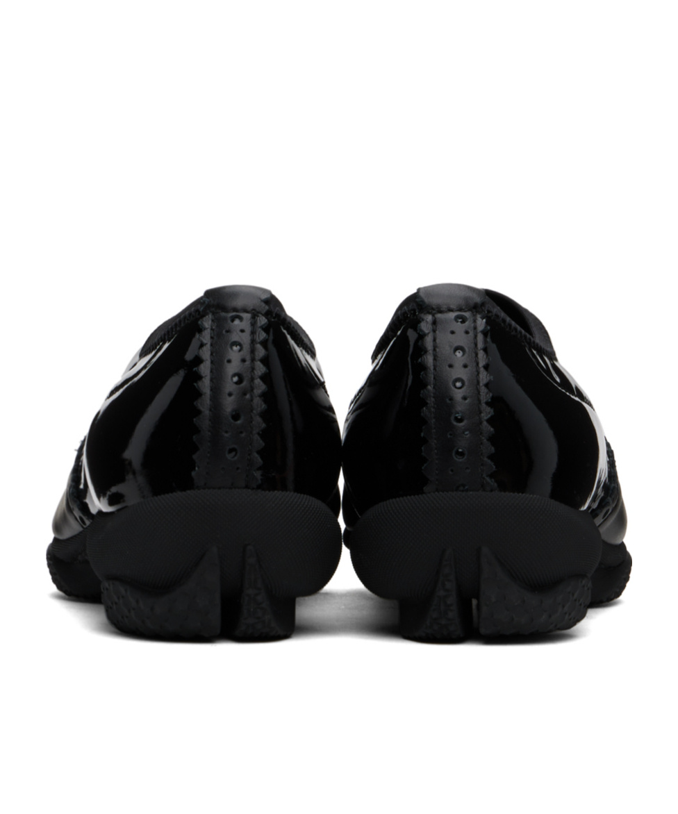 Kiko Kostadinov Sonia Slip On Brogue Shoes Onyx In Black