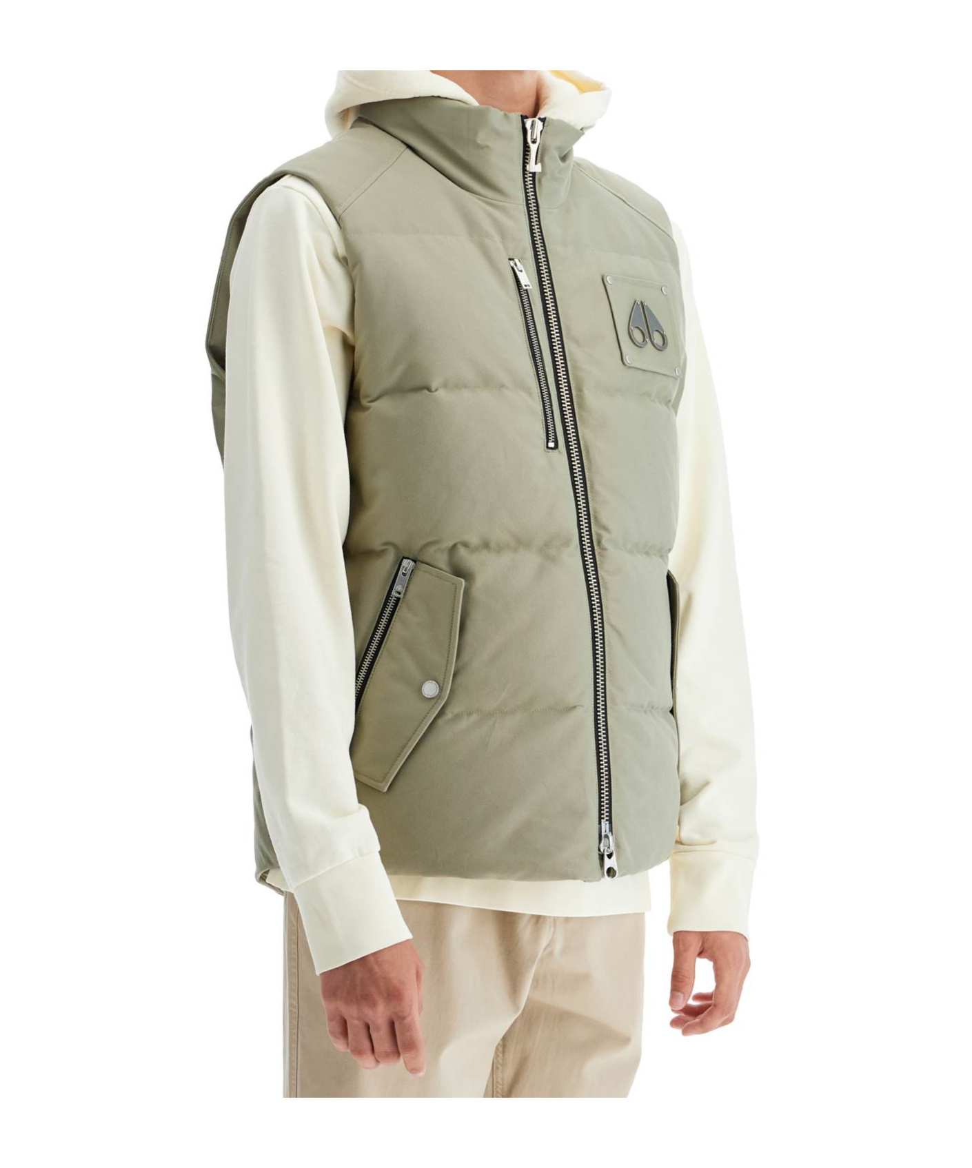 Moose Knuckles Men's Westmount Padded Vest In Nude