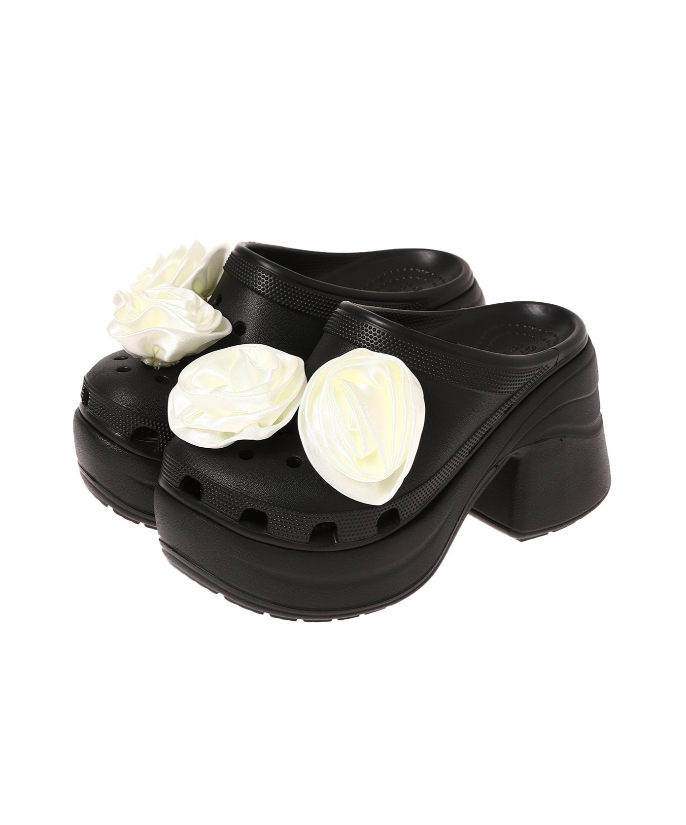 CROCS THICK SOLE HOLE SHOES