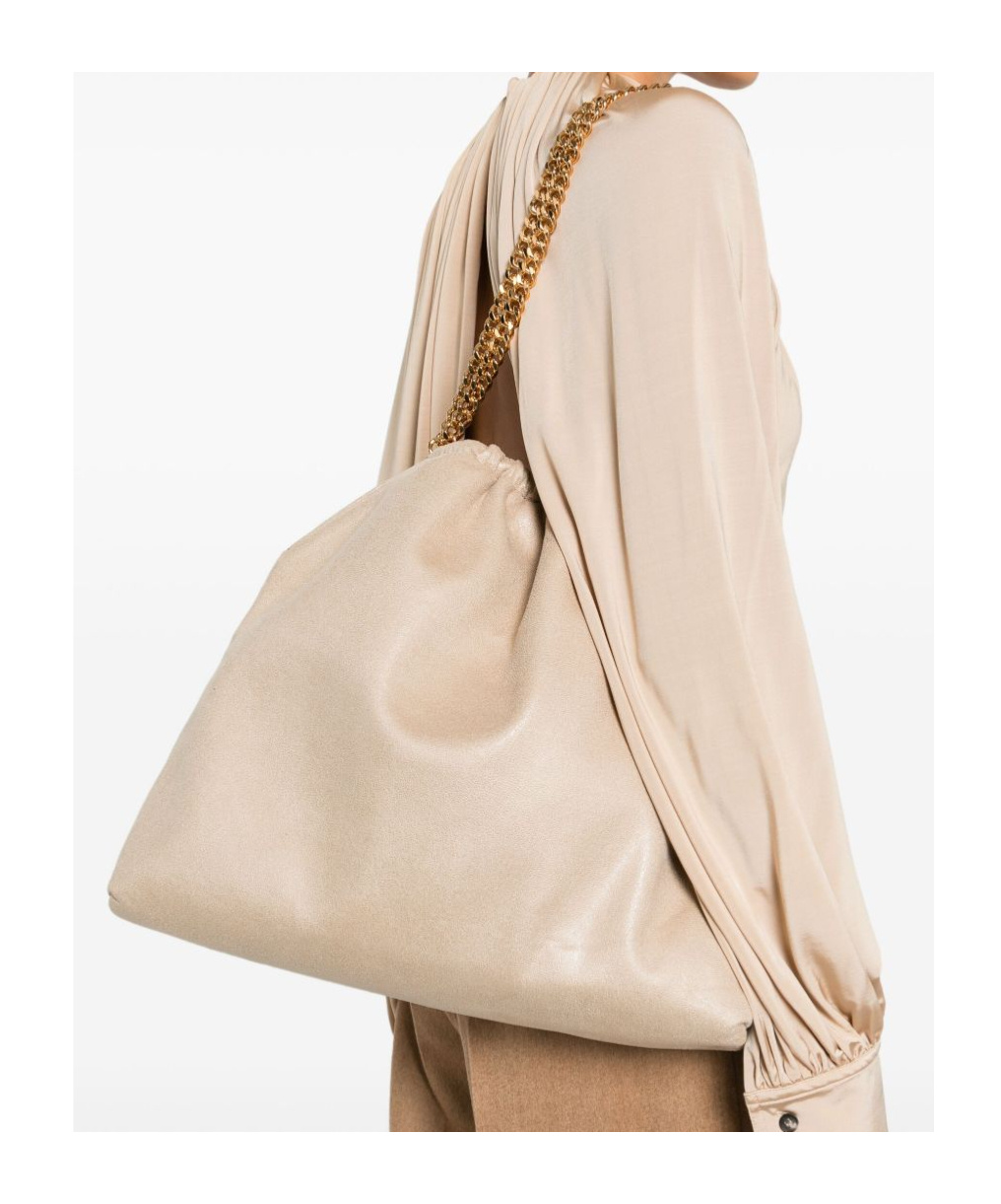 Stella Mccartney Medium Falabella Chain Shoulder Bag In White